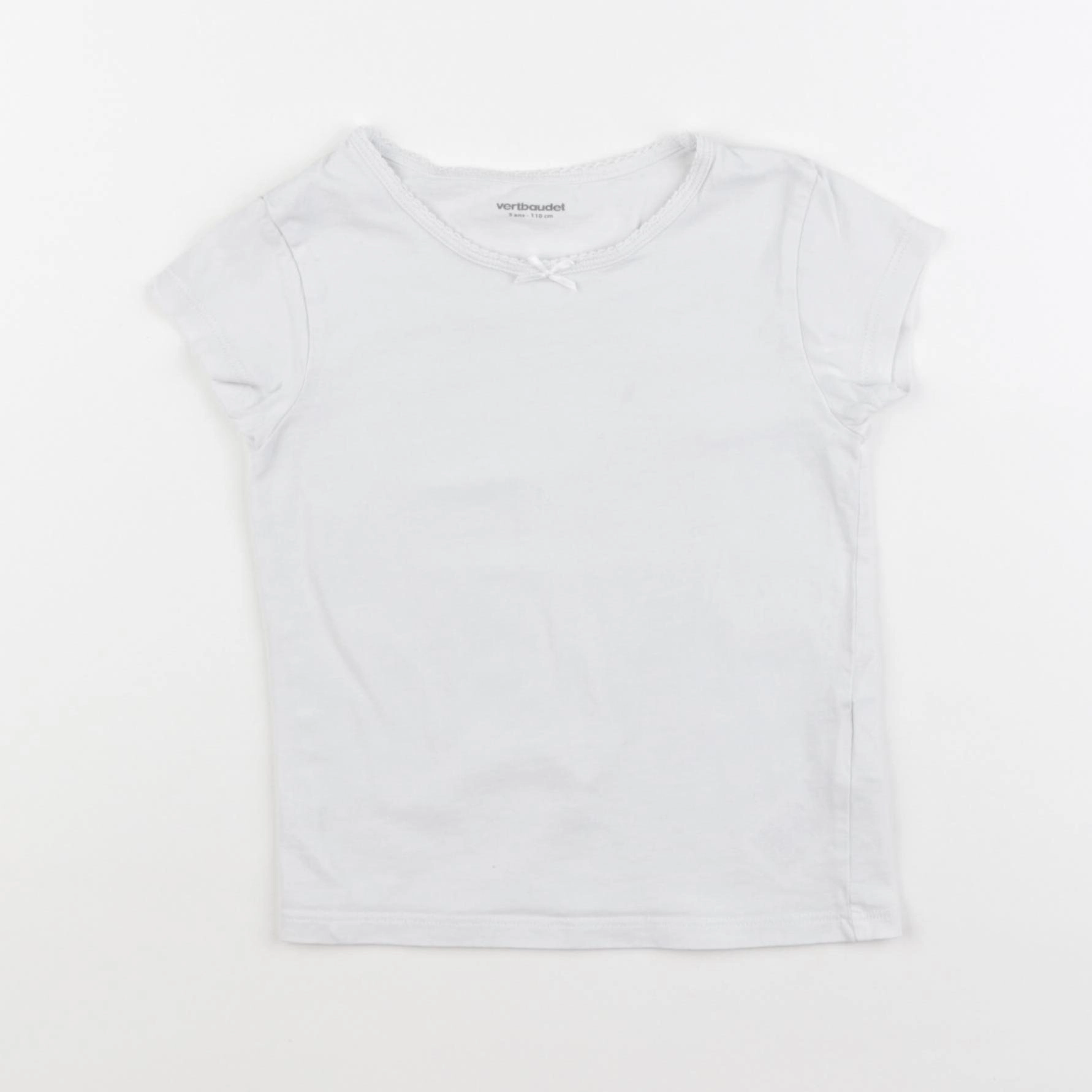 Vertbaudet - maillot de corps blanc - 5 ans