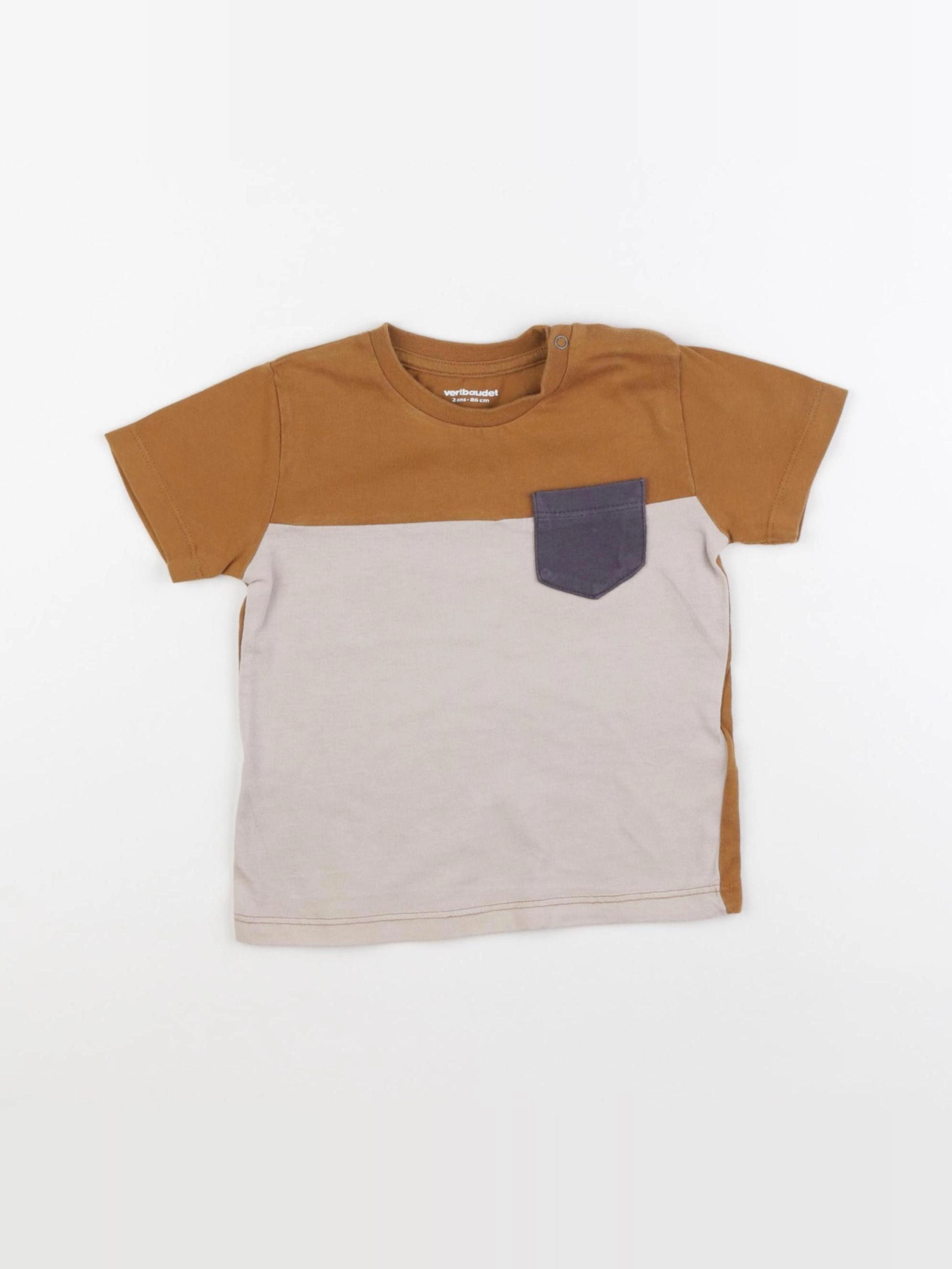Vertbaudet - tee-shirt multicolore - 2 ans