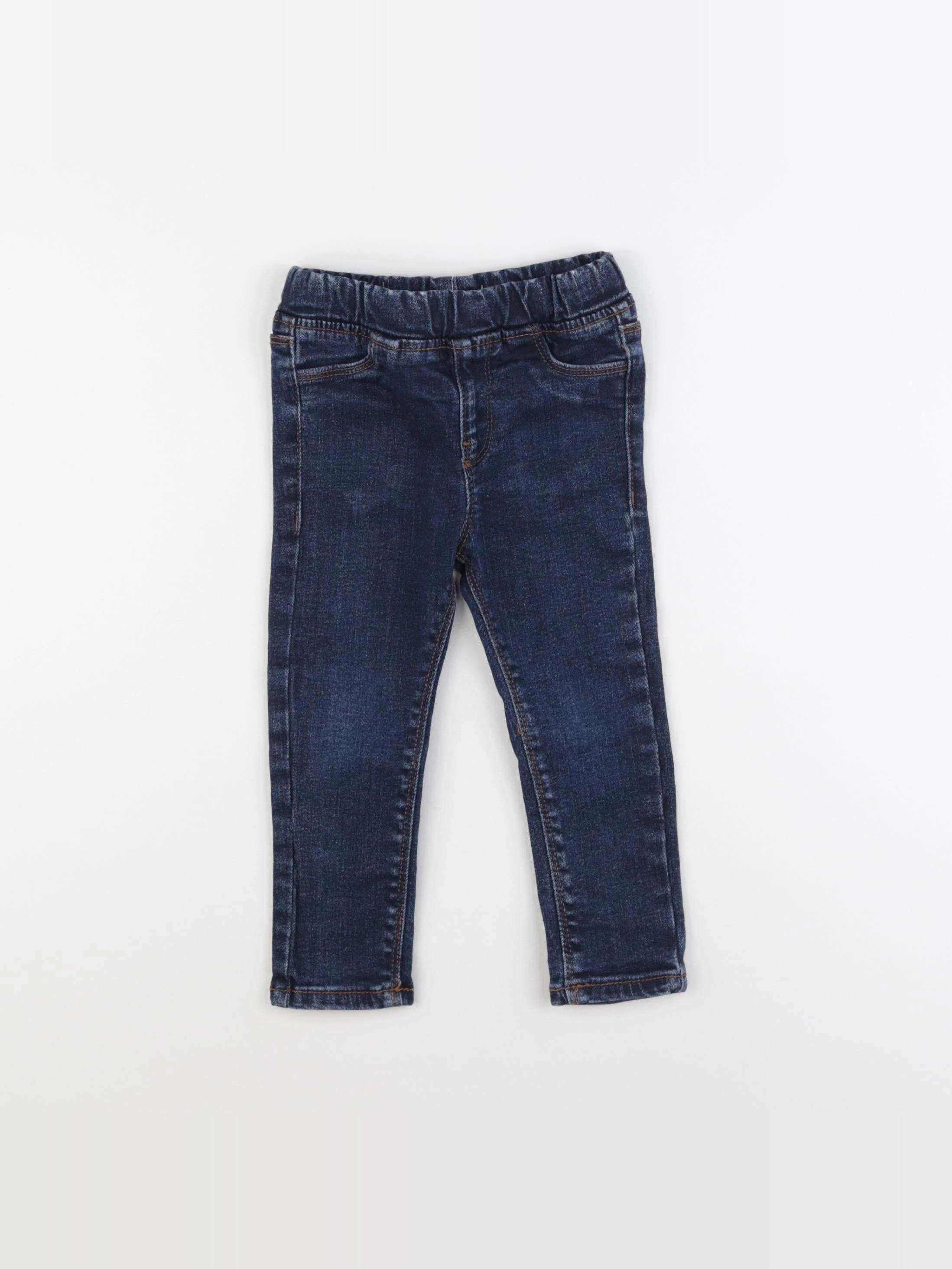 Vertbaudet - jegging bleu - 2 ans