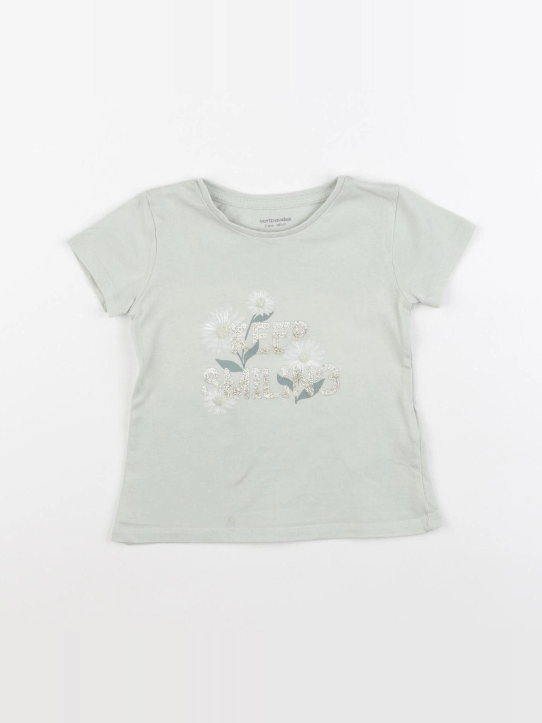 Vertbaudet - tee-shirt multicolore - 2 ans