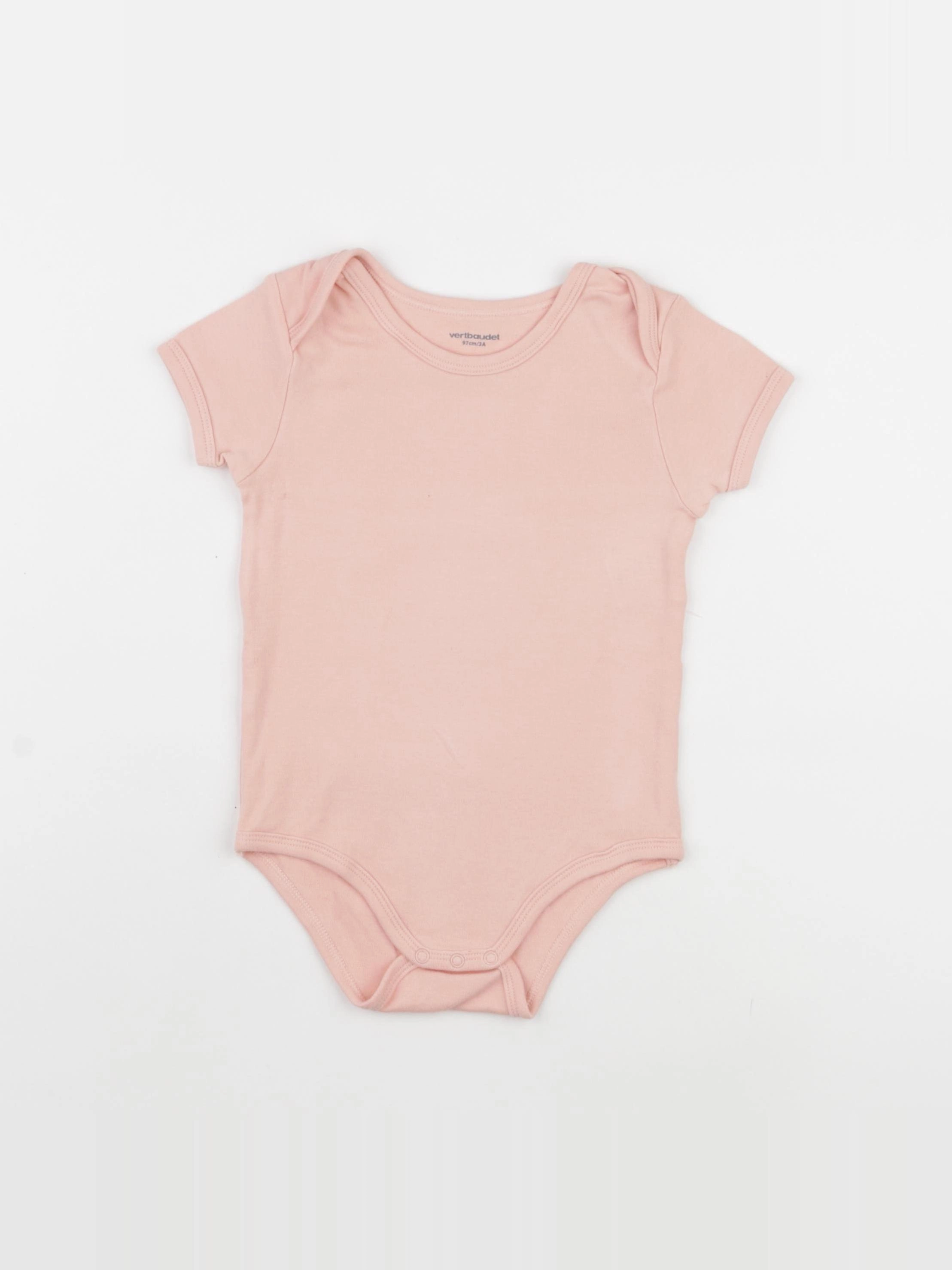 Vertbaudet - body rose - 3 ans