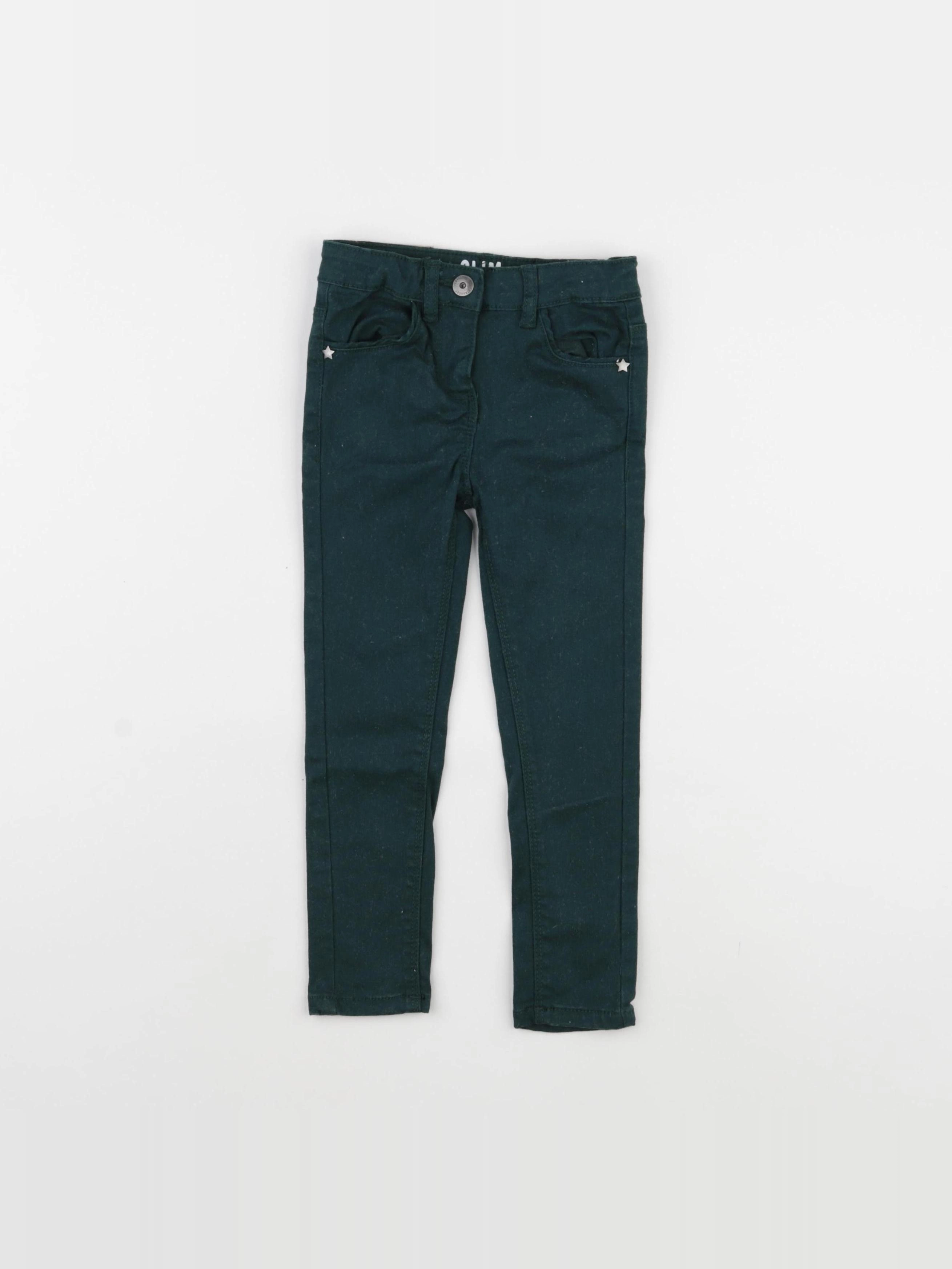 Vertbaudet - jean vert - 3 ans
