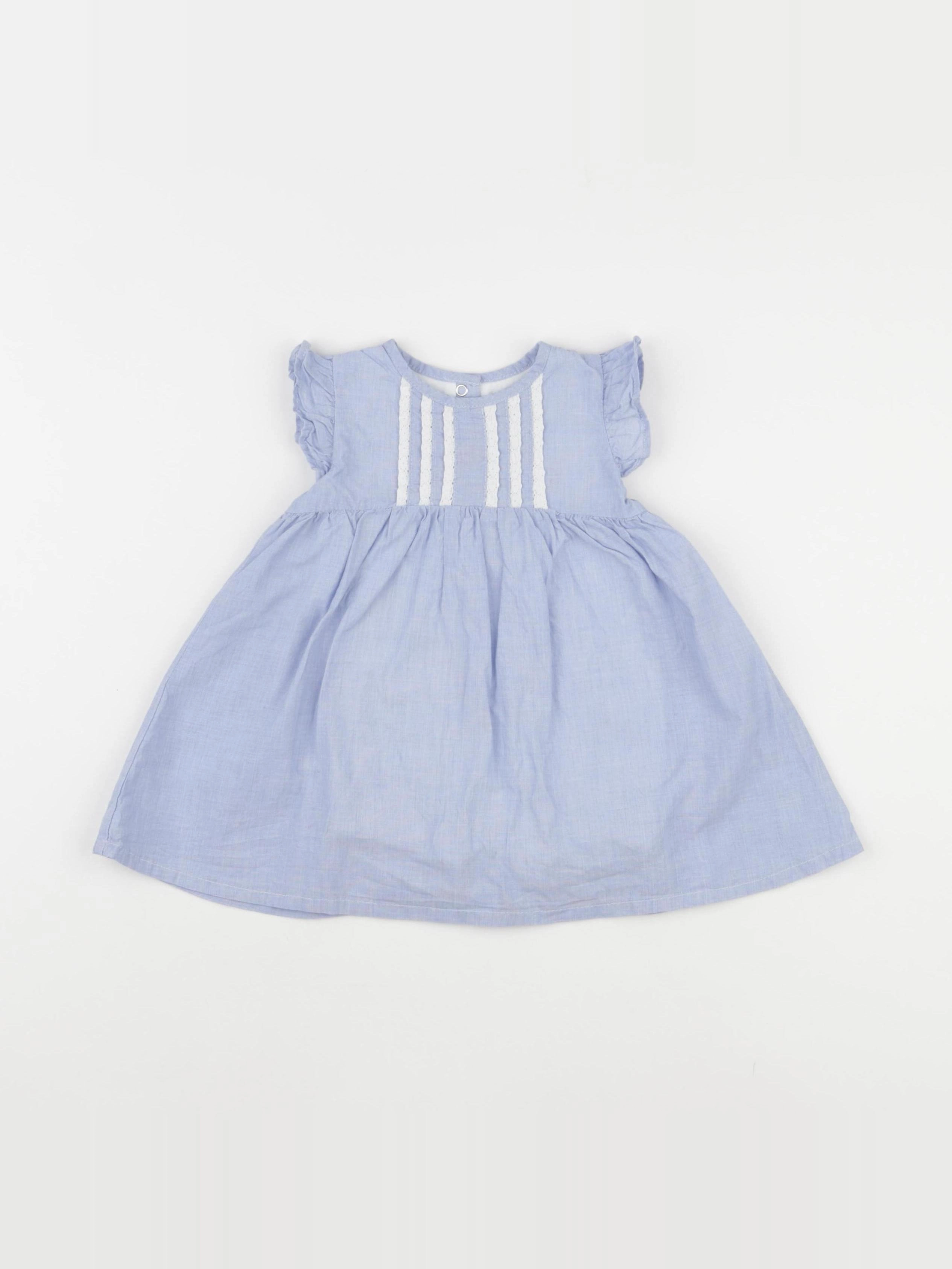 Vertbaudet - robe bleu - 6 mois