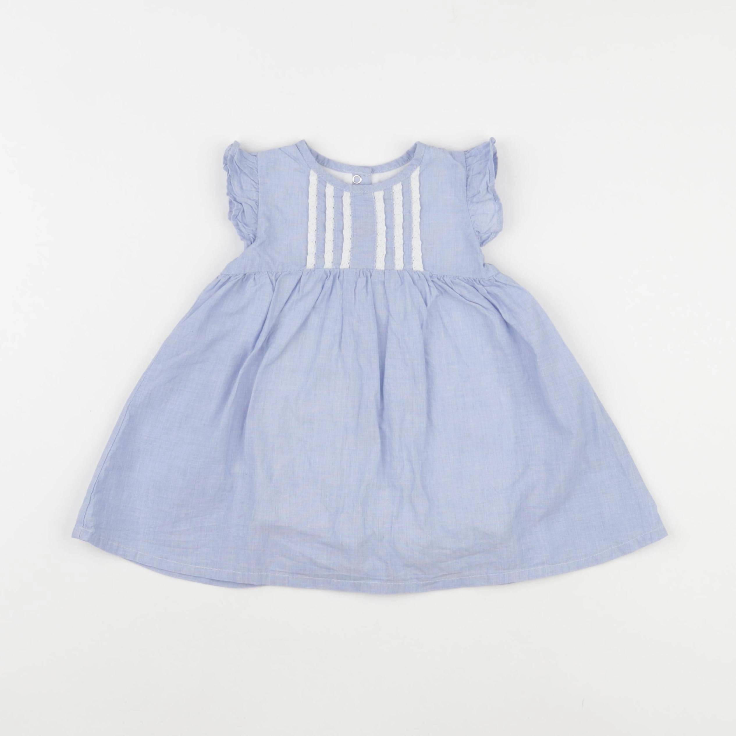 Vertbaudet - robe bleu - 6 mois
