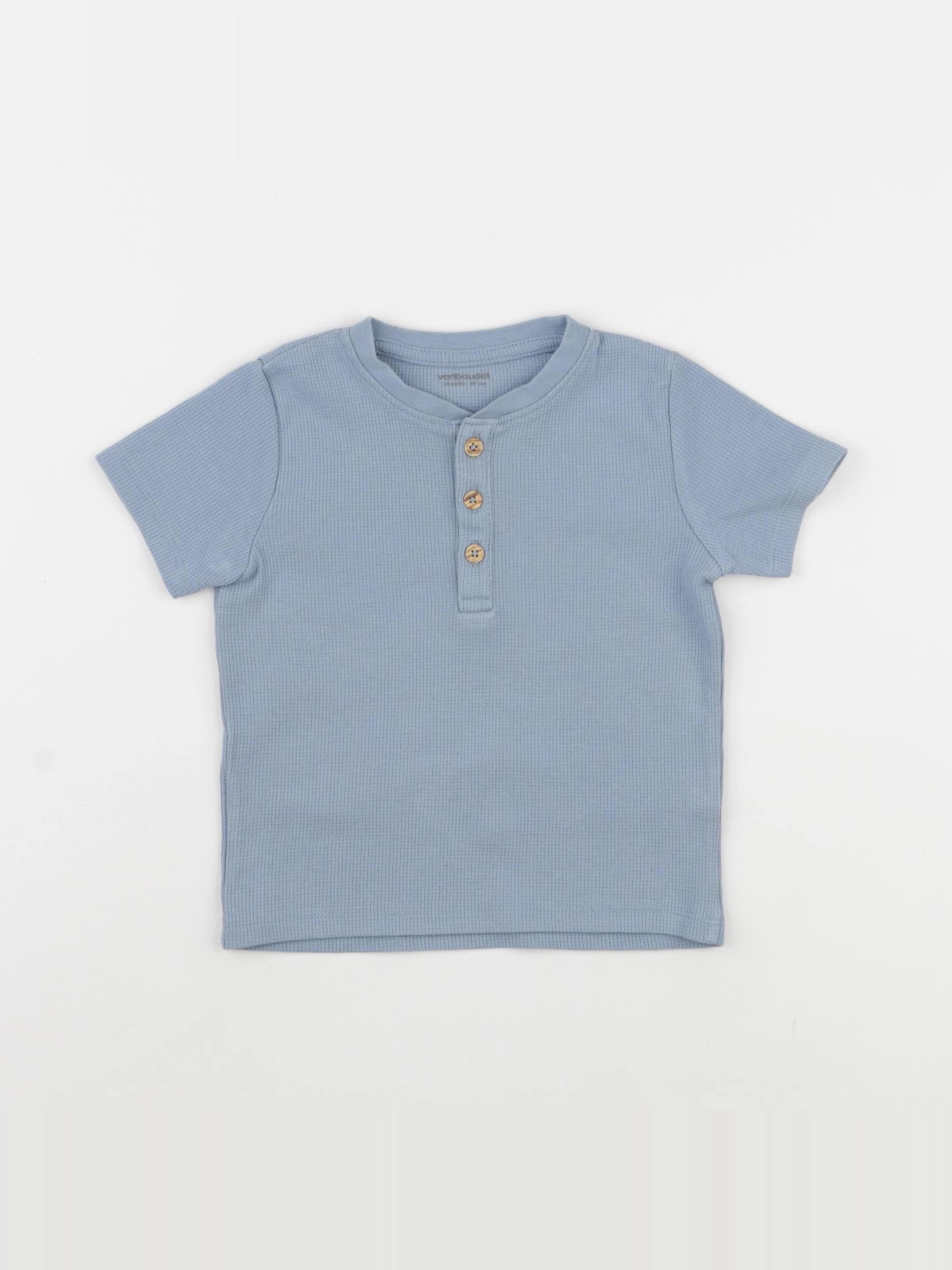 Vertbaudet - tee-shirt bleu - 36 mois