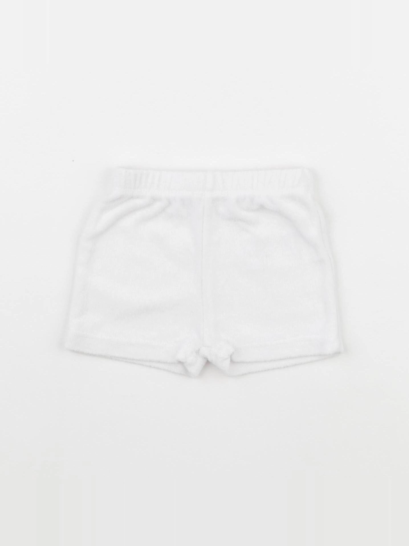 Vertbaudet - short blanc - 3 mois
