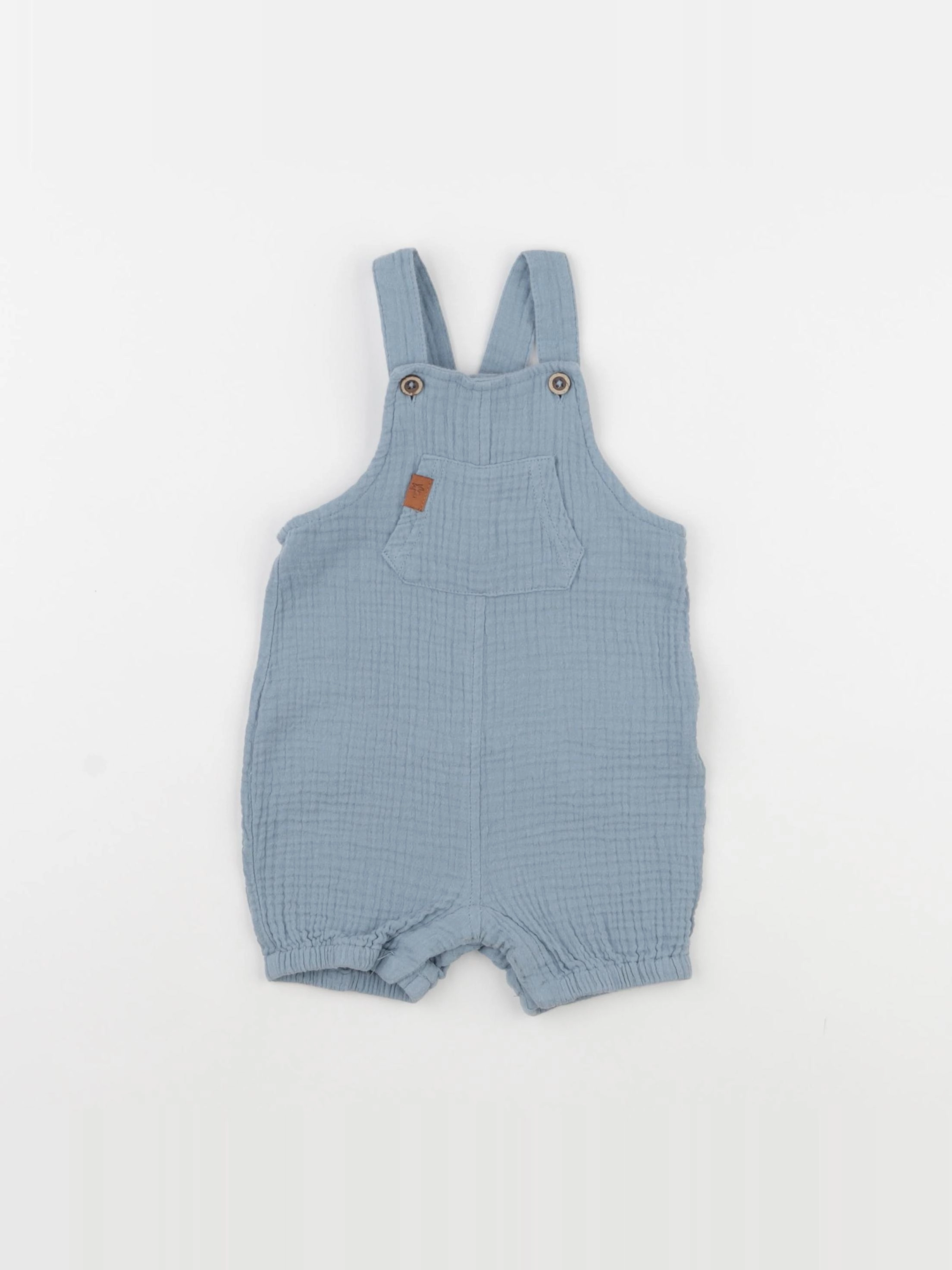 Vertbaudet - salopette bleu - 9 mois