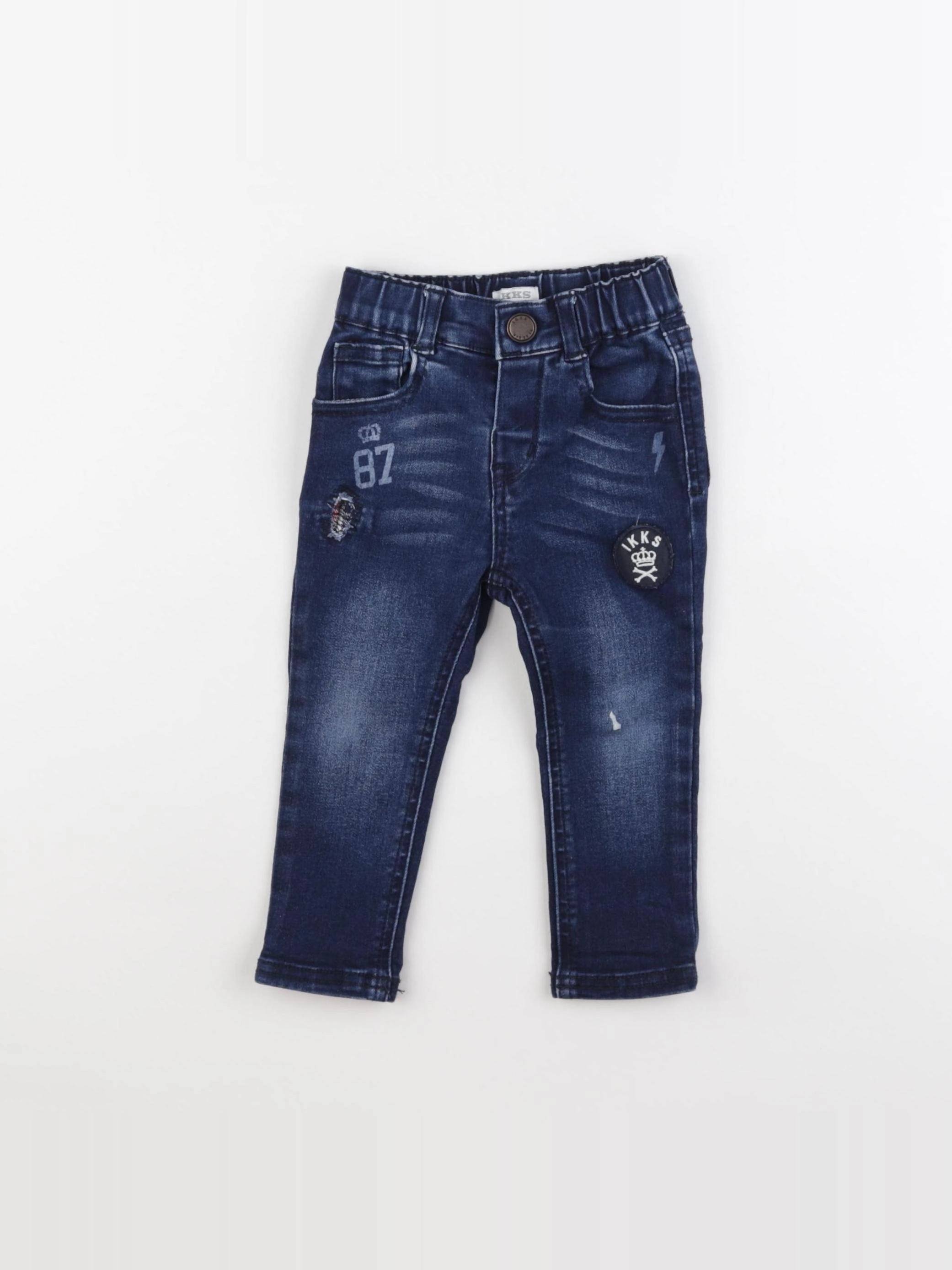 IKKS - jean bleu - 18 mois