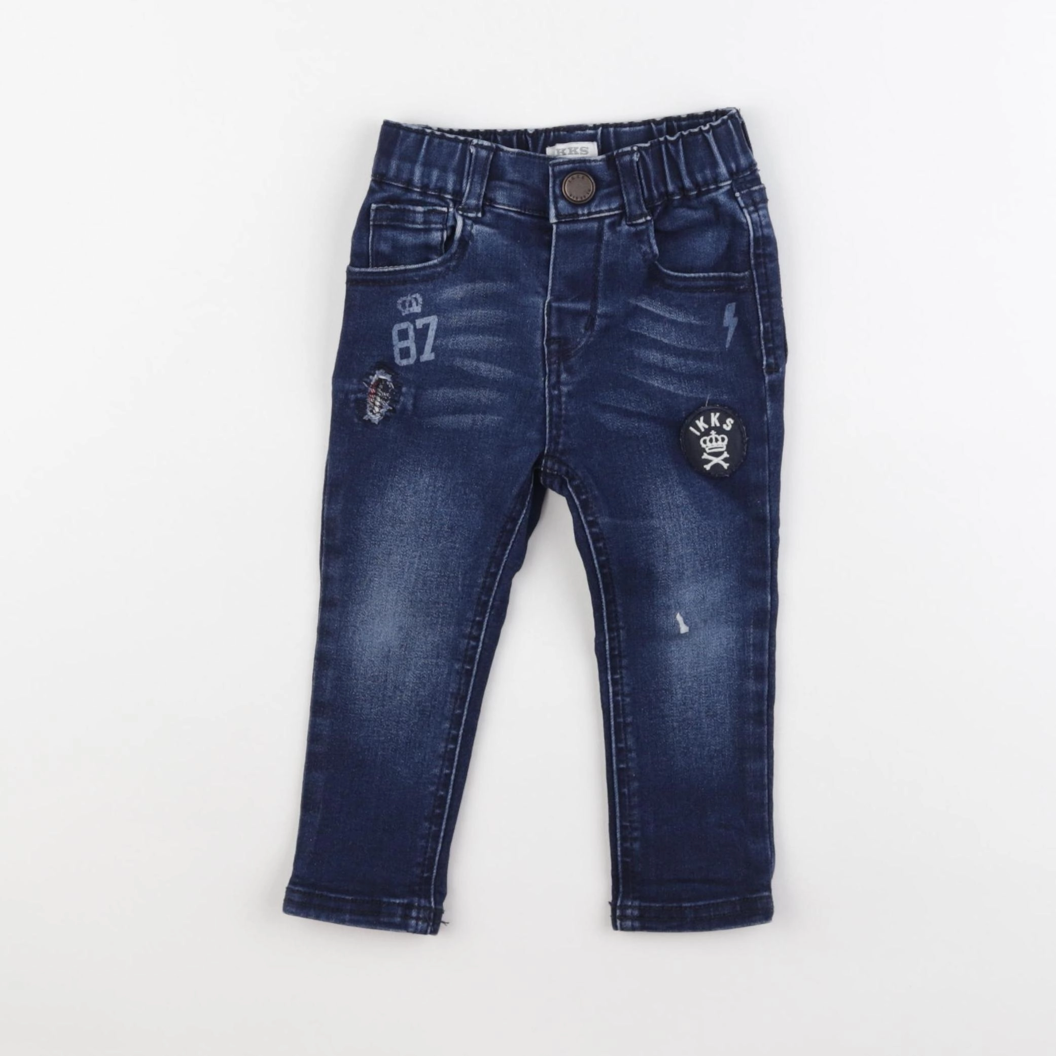 IKKS - jean bleu - 18 mois