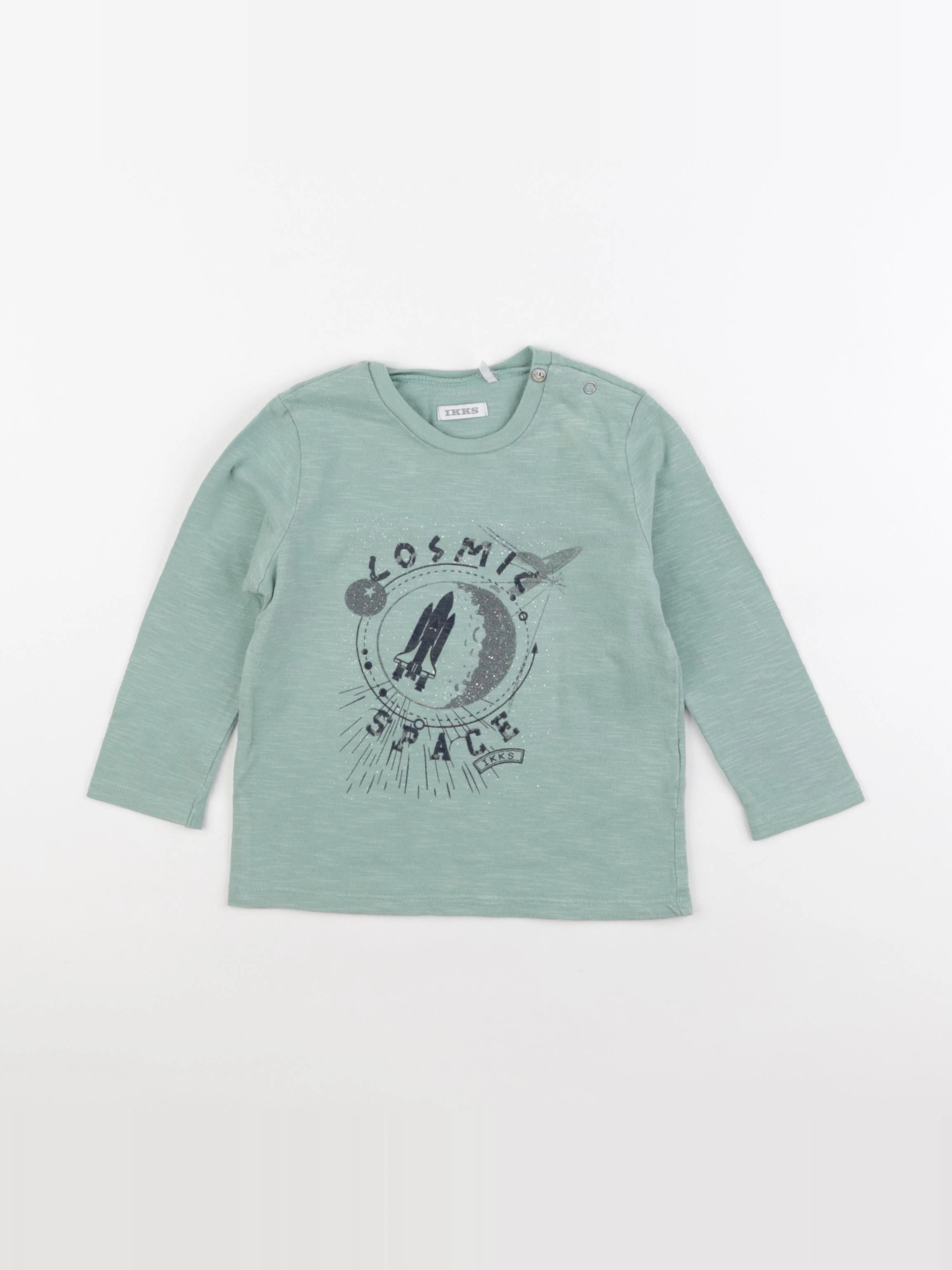IKKS - tee-shirt vert - 2 ans