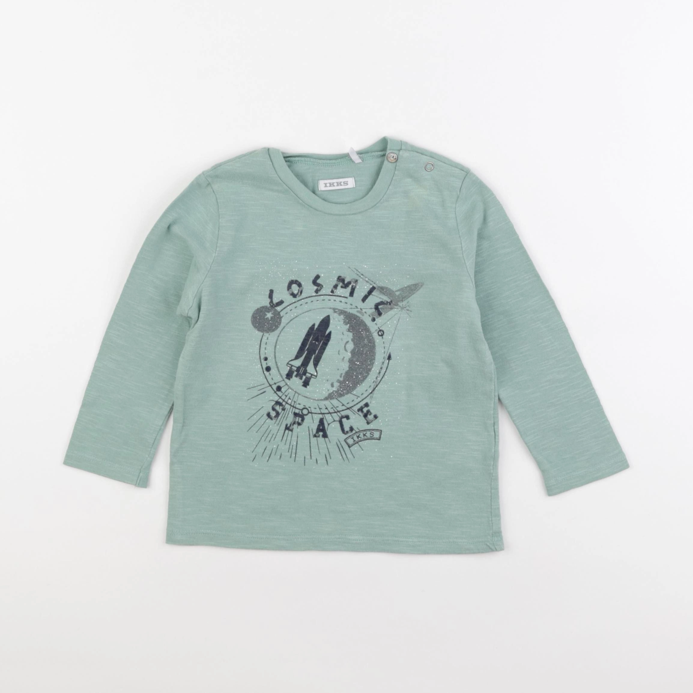 IKKS - tee-shirt vert - 2 ans