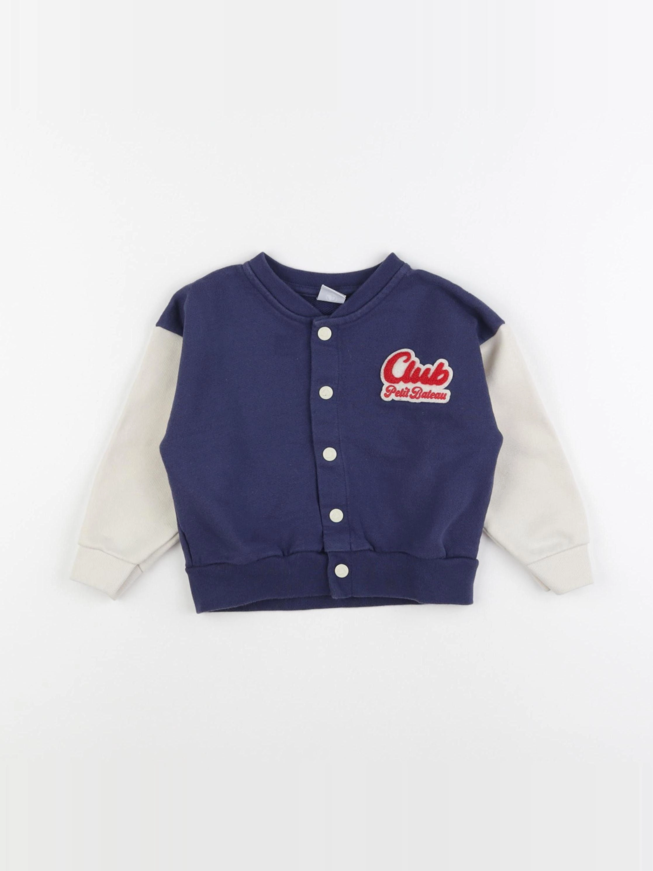 Petit Bateau - veste bleu - 36 mois