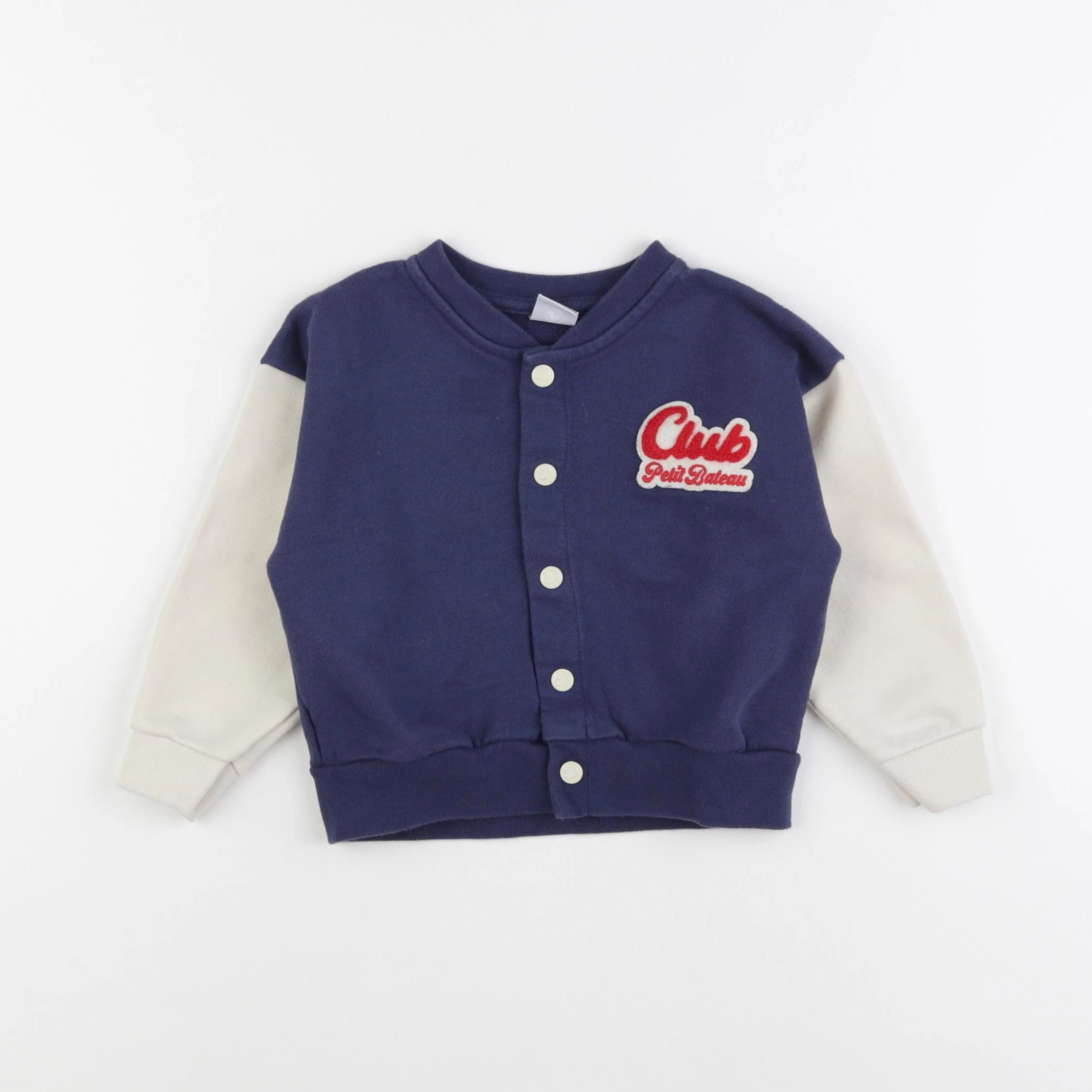 Petit Bateau - veste bleu - 36 mois