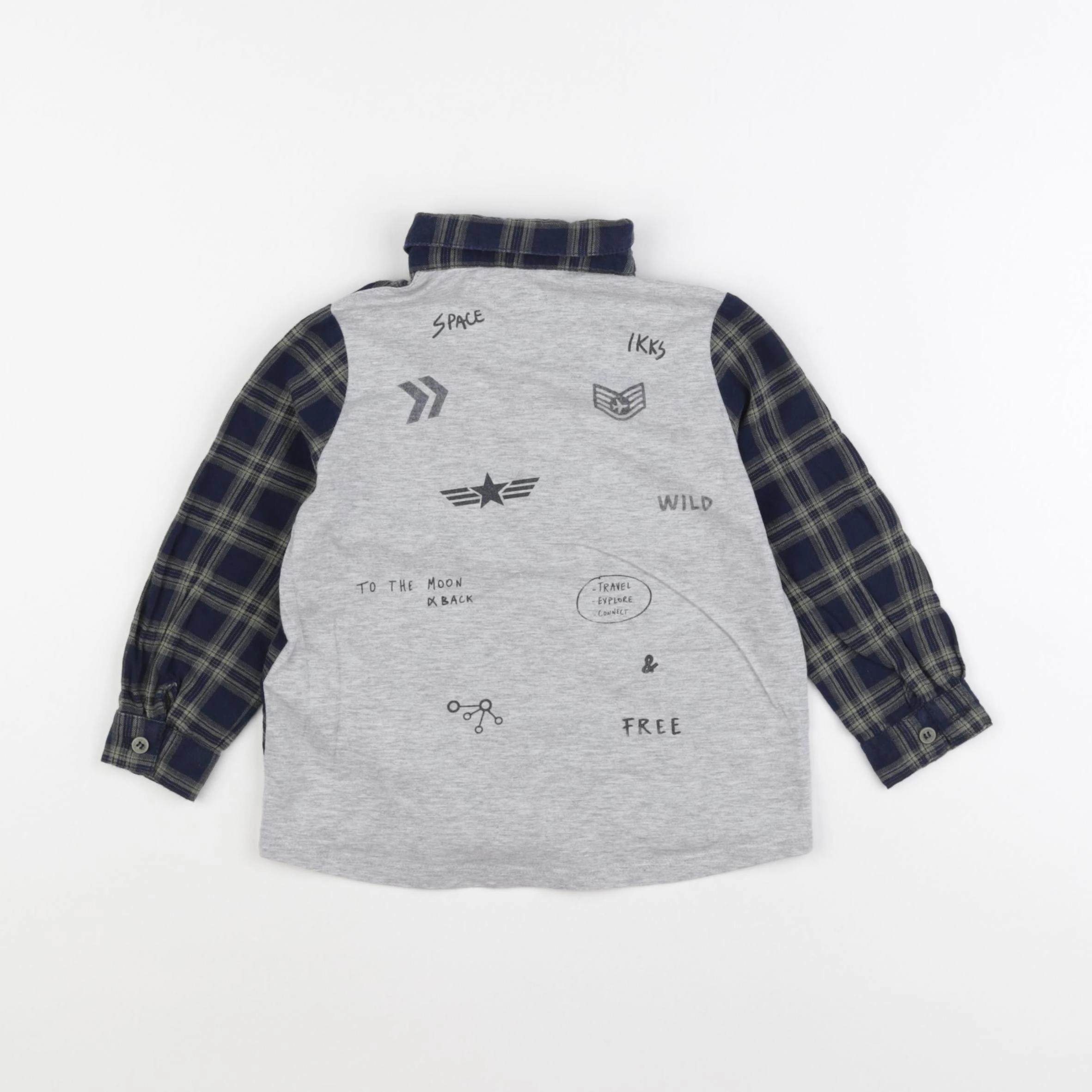 IKKS - chemise imprimé au dos multicolore - 2 ans