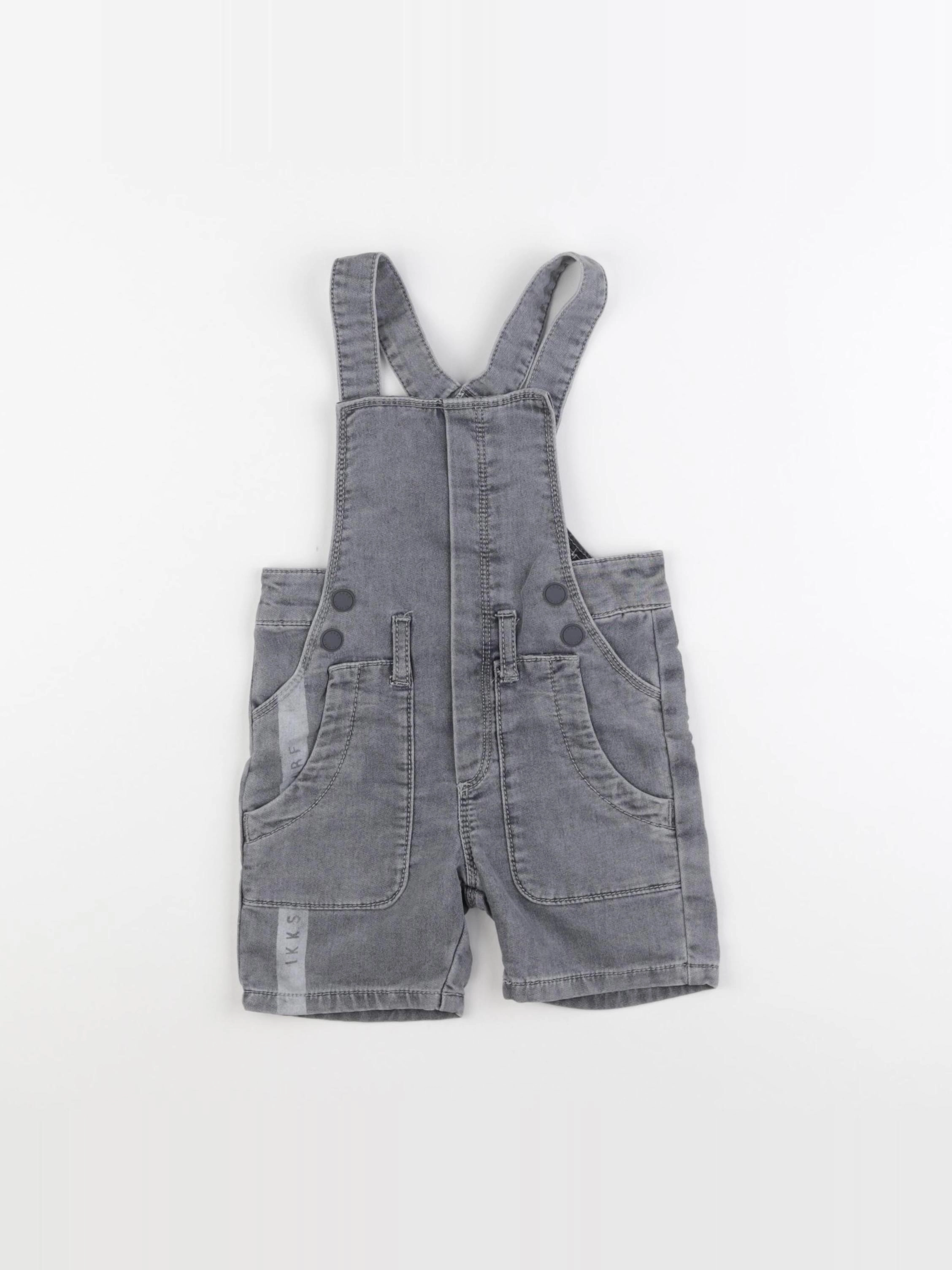 IKKS - salopette gris - 2 ans
