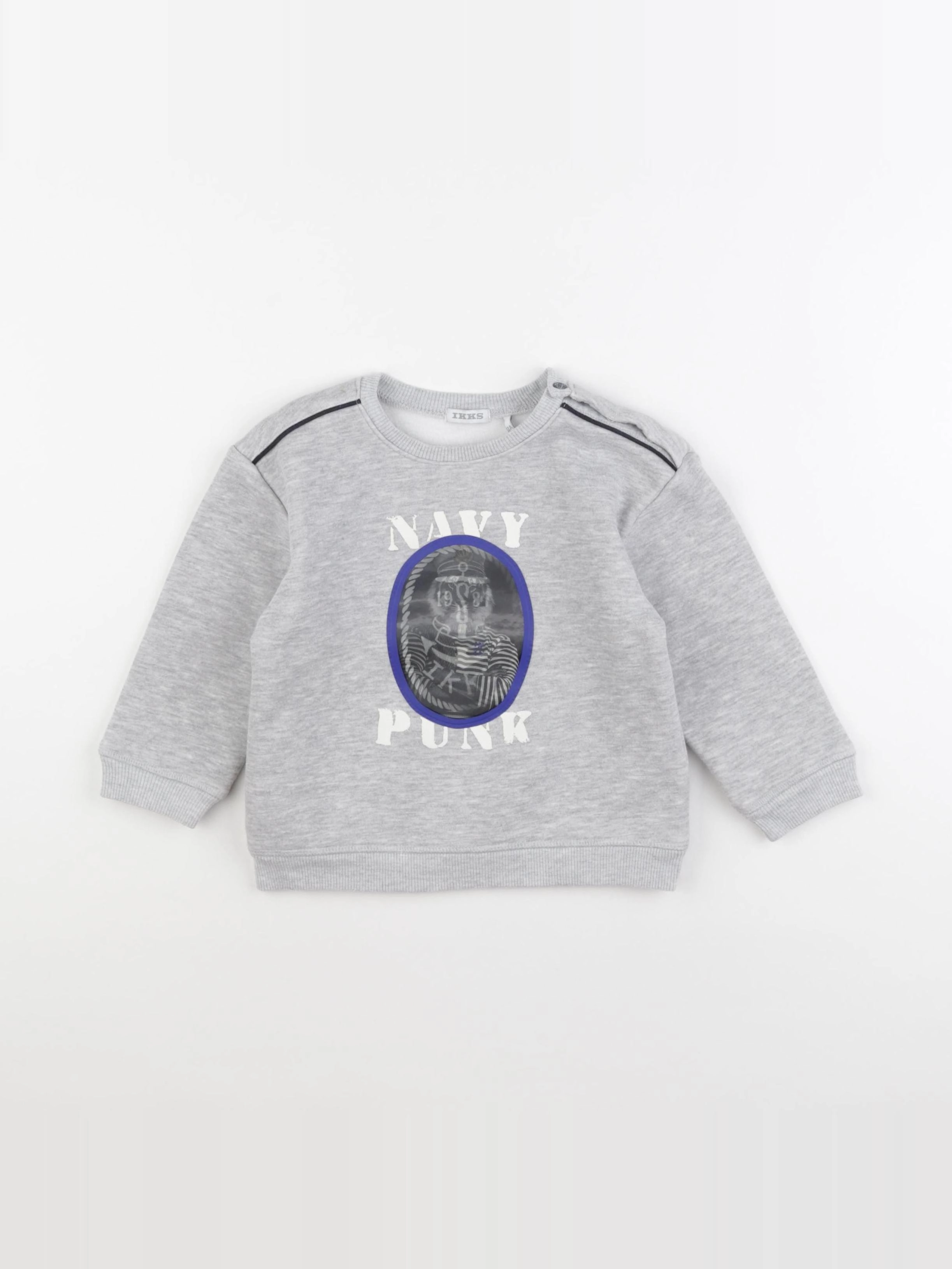 IKKS - sweat gris - 2 ans