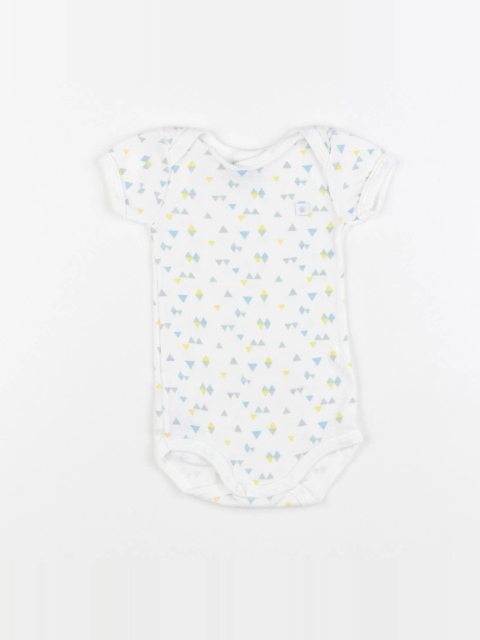 Petit Bateau - body blanc - 3 mois