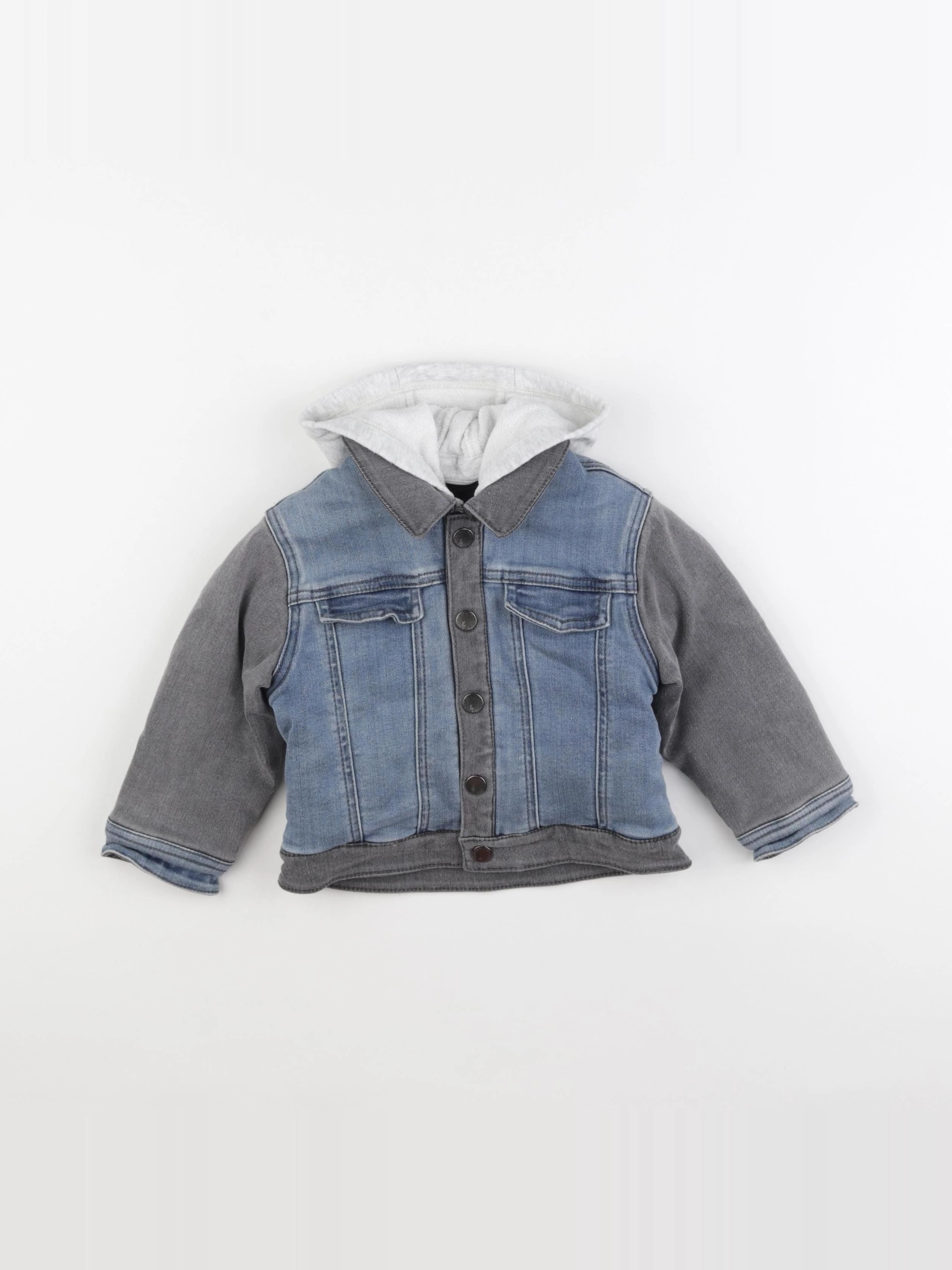 IKKS - veste doublé bleu - 18 mois