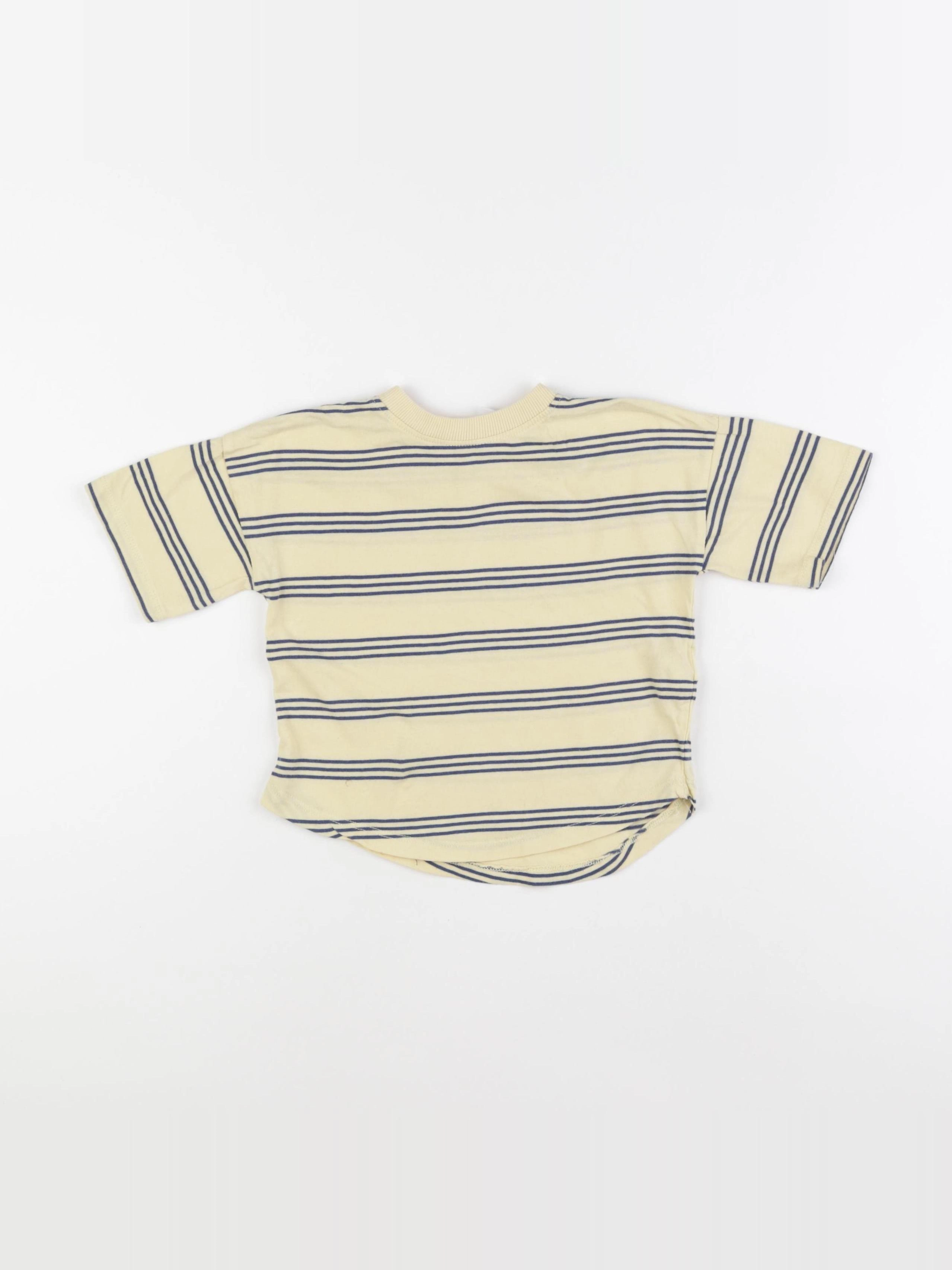 Zara - tee-shirt jaune - 12/18 mois