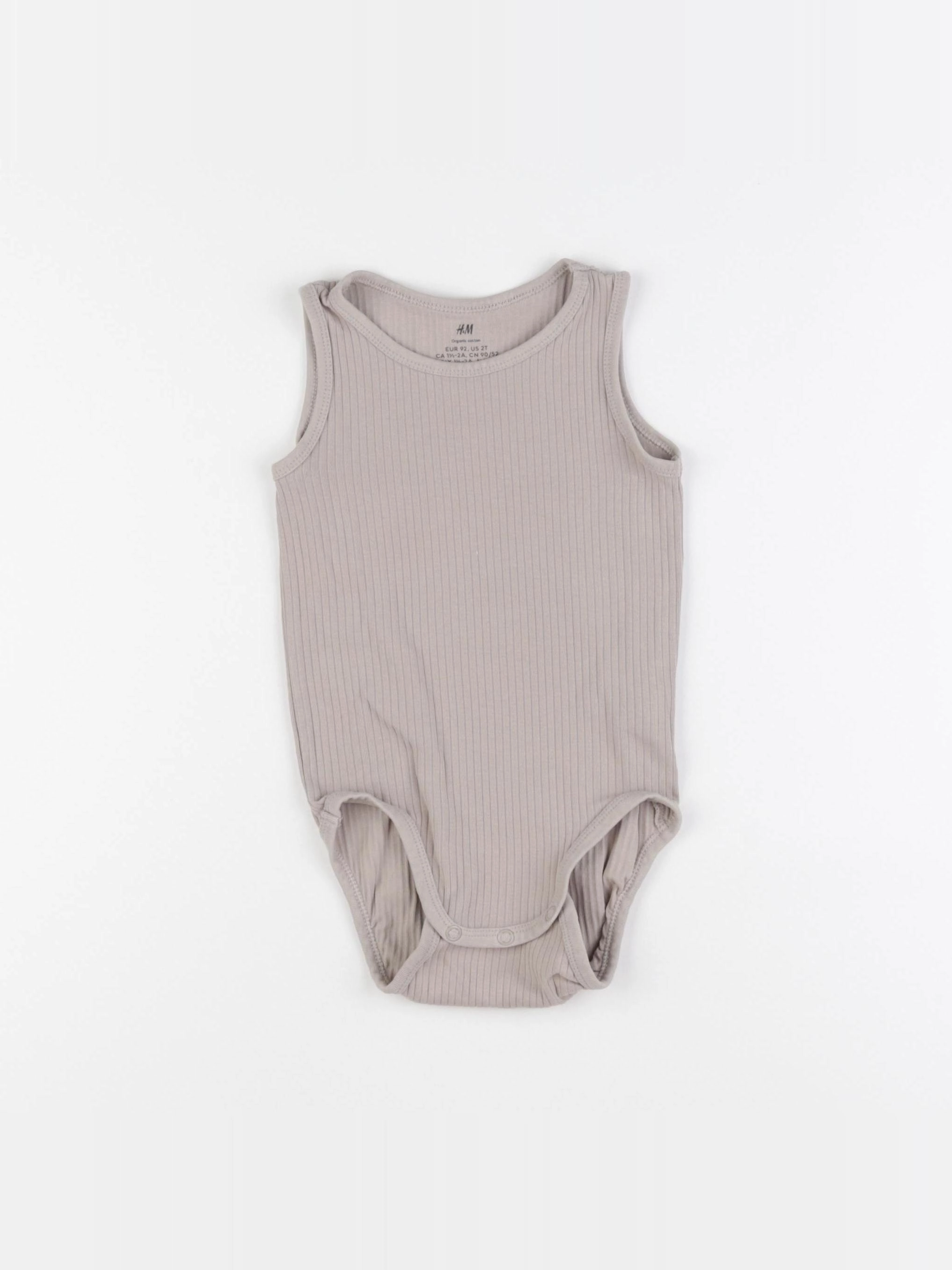 H&M - body marron - 18/24 mois