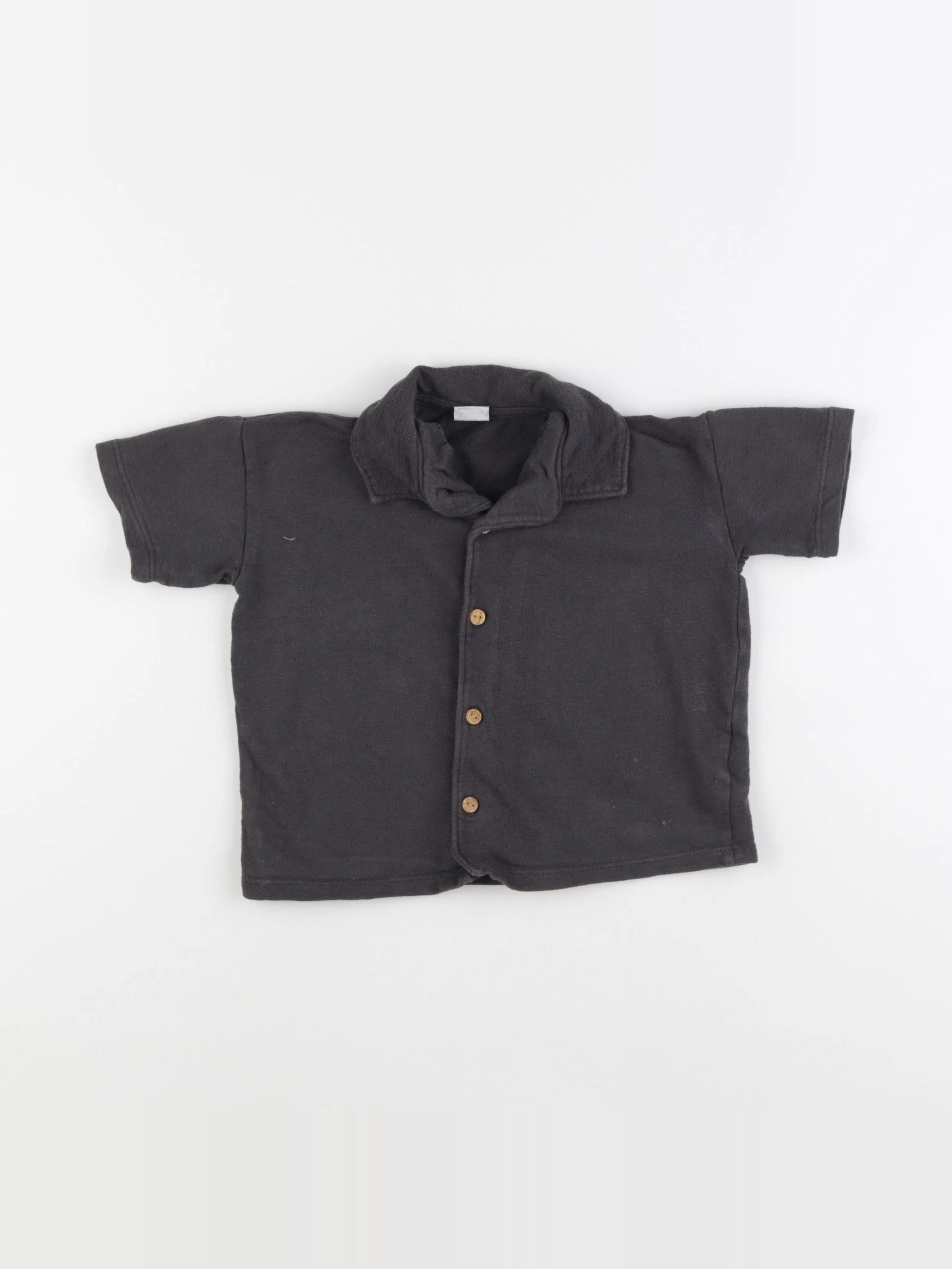H&M - polo gris - 18/24 mois