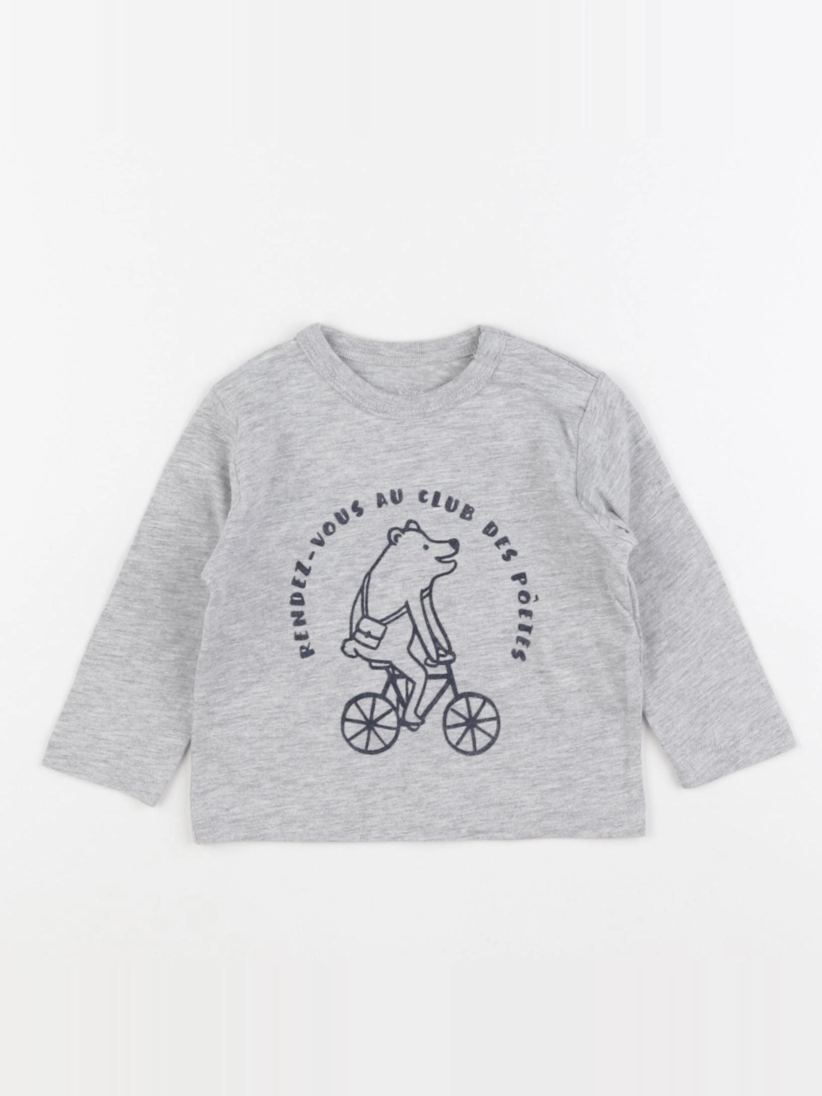 Boutchou - tee-shirt gris - 6 mois