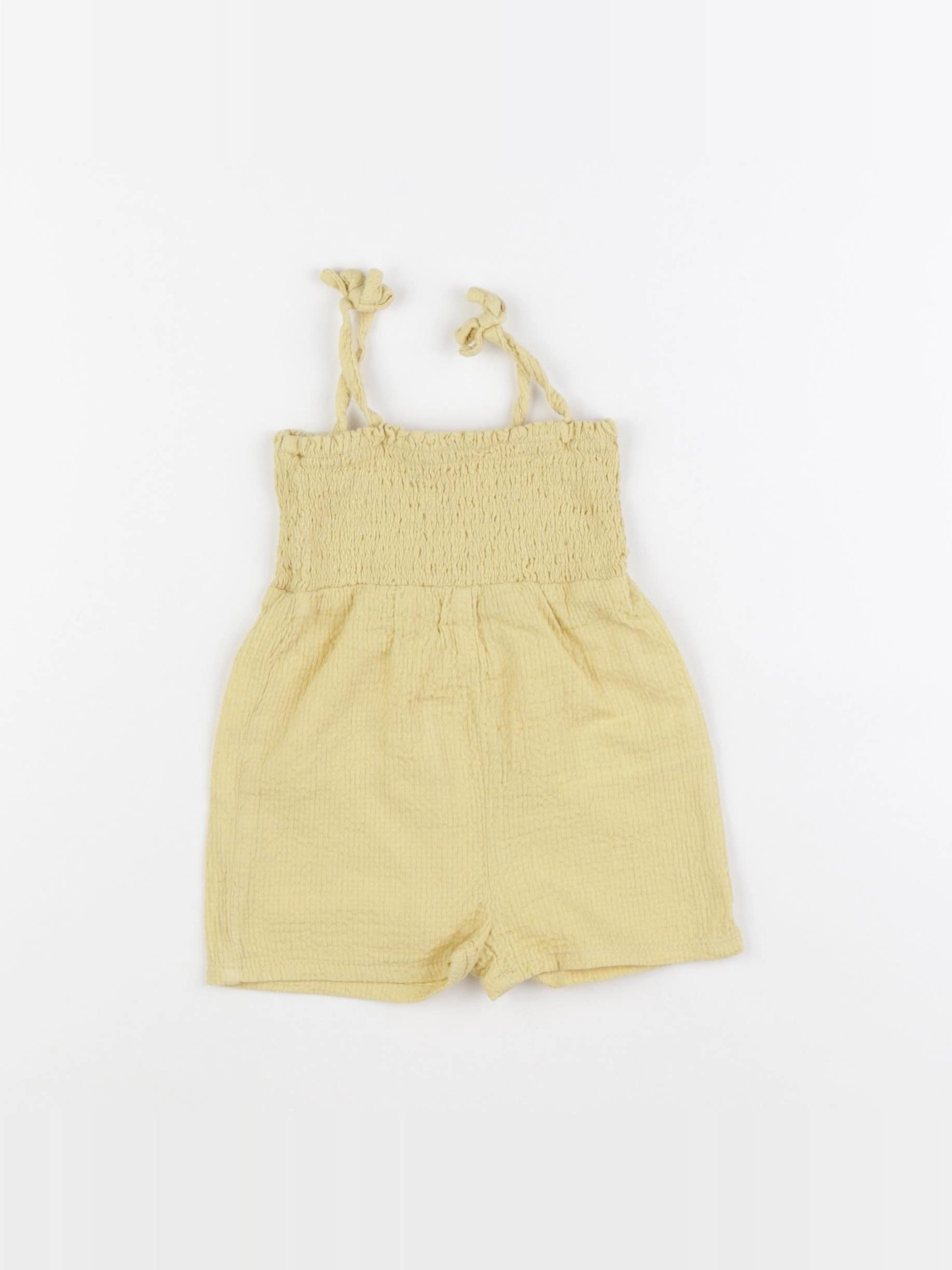 Vertbaudet - combinaison jaune - 6 mois