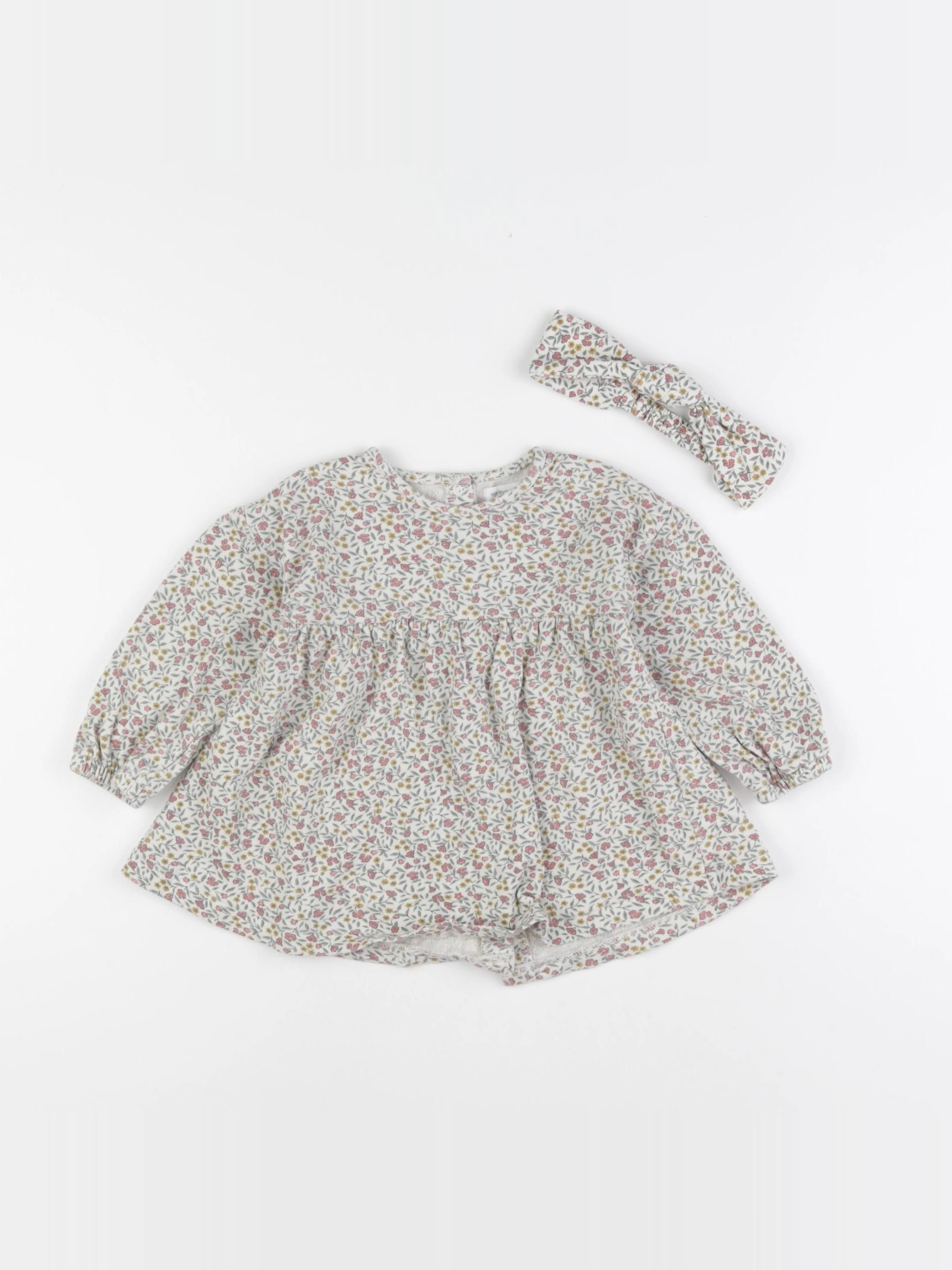 Vertbaudet - robe multicolore - 2 ans