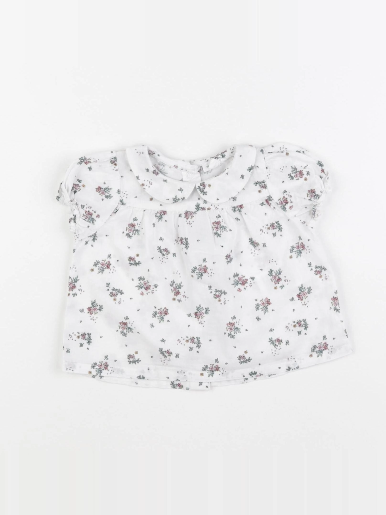 Vertbaudet - blouse blanc - 6 mois