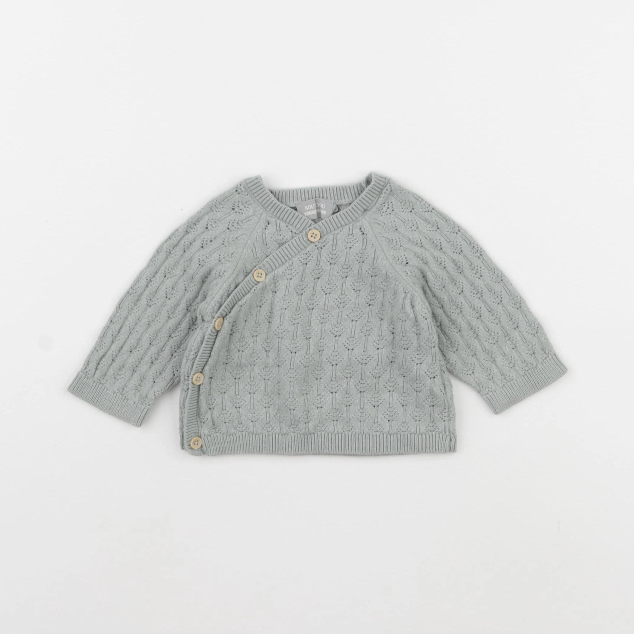 Boutchou - pull vert - 3 mois