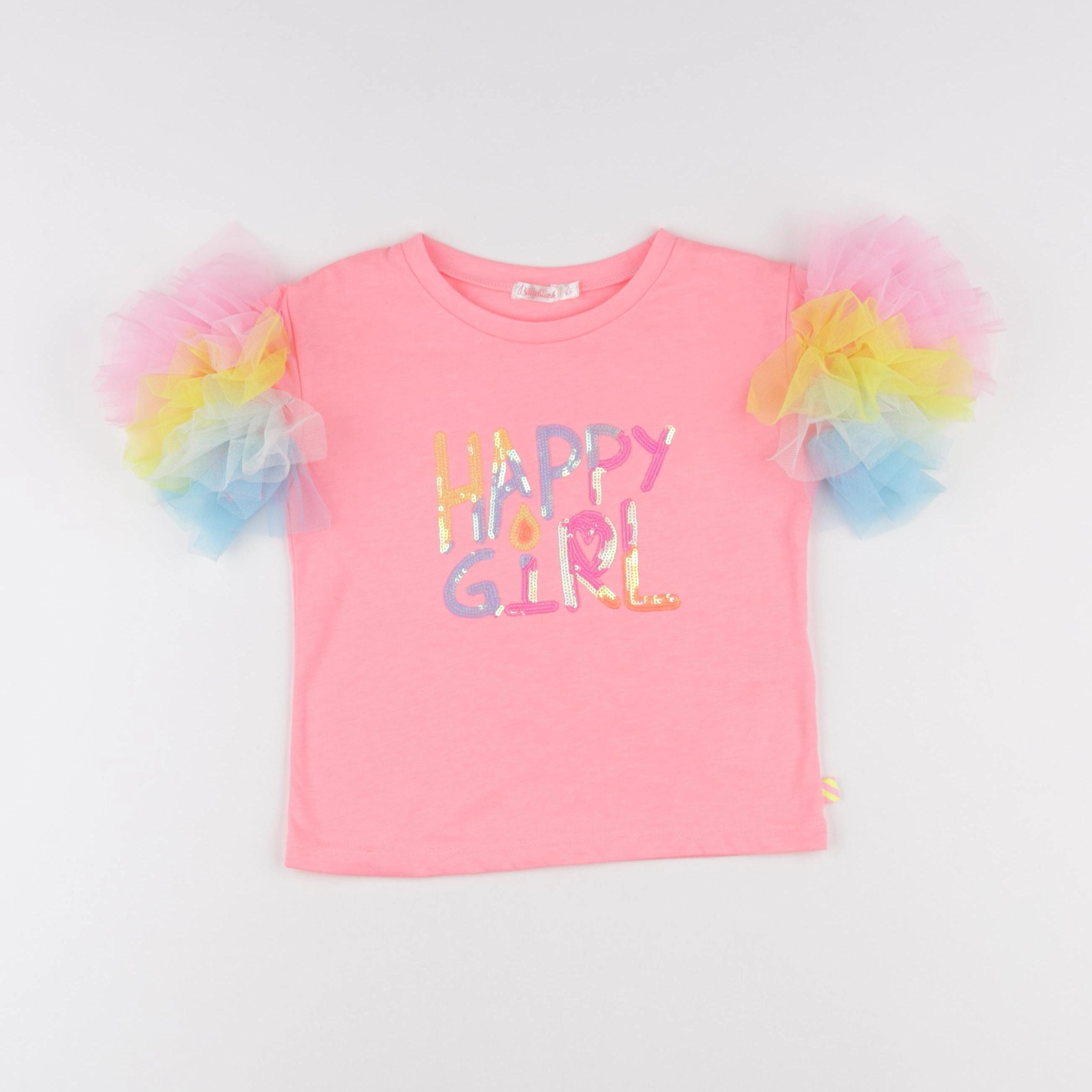 Billie Blush - tee-shirt rose fluo - 5 ans