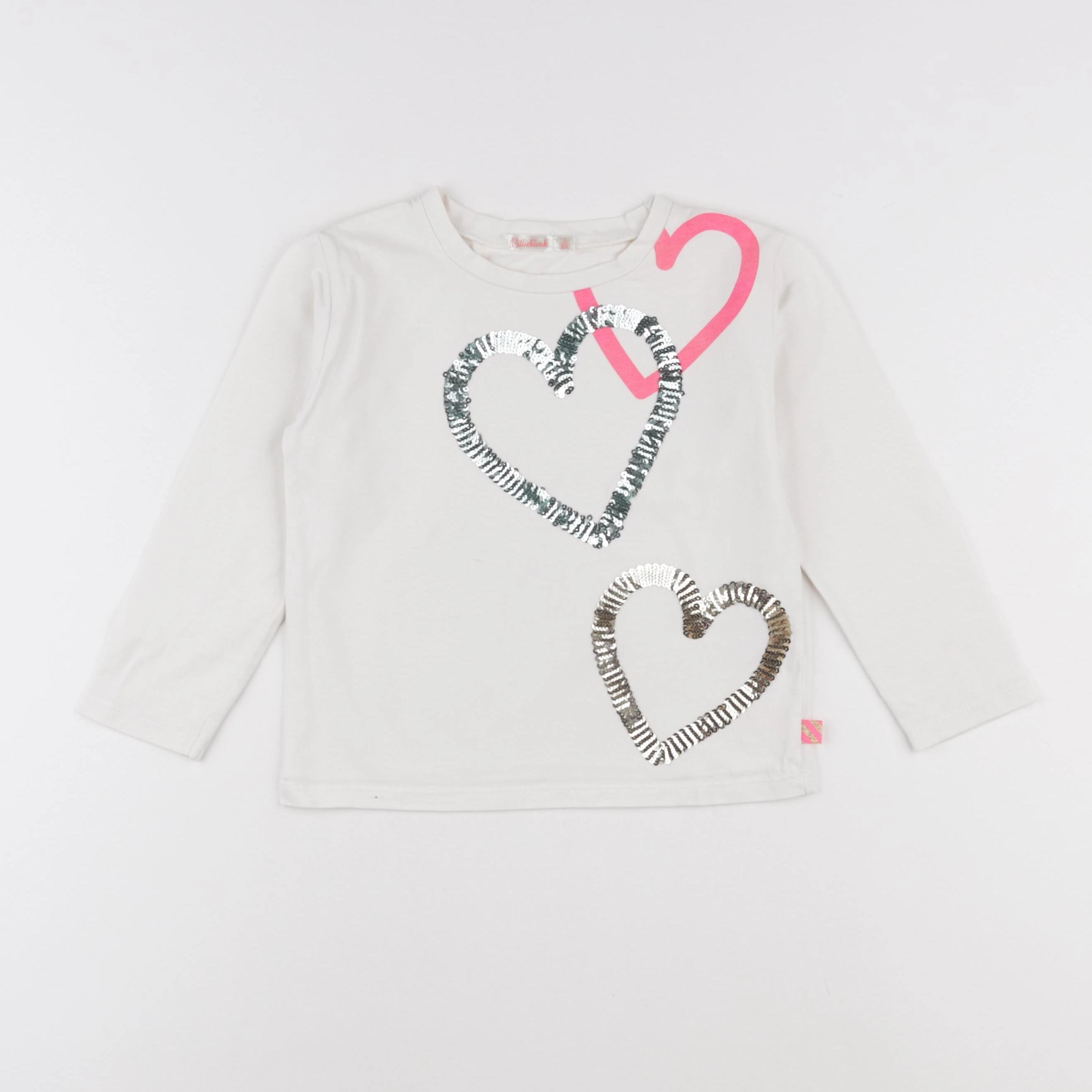 Billie Blush - tee-shirt blanc - 5 ans