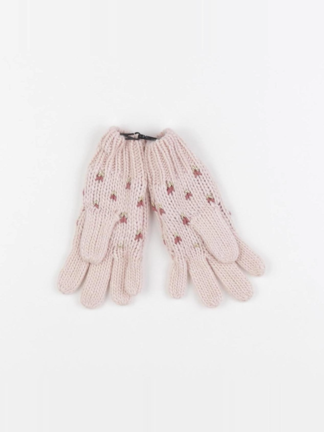 Vertbaudet - gants rose - 8/10 ans