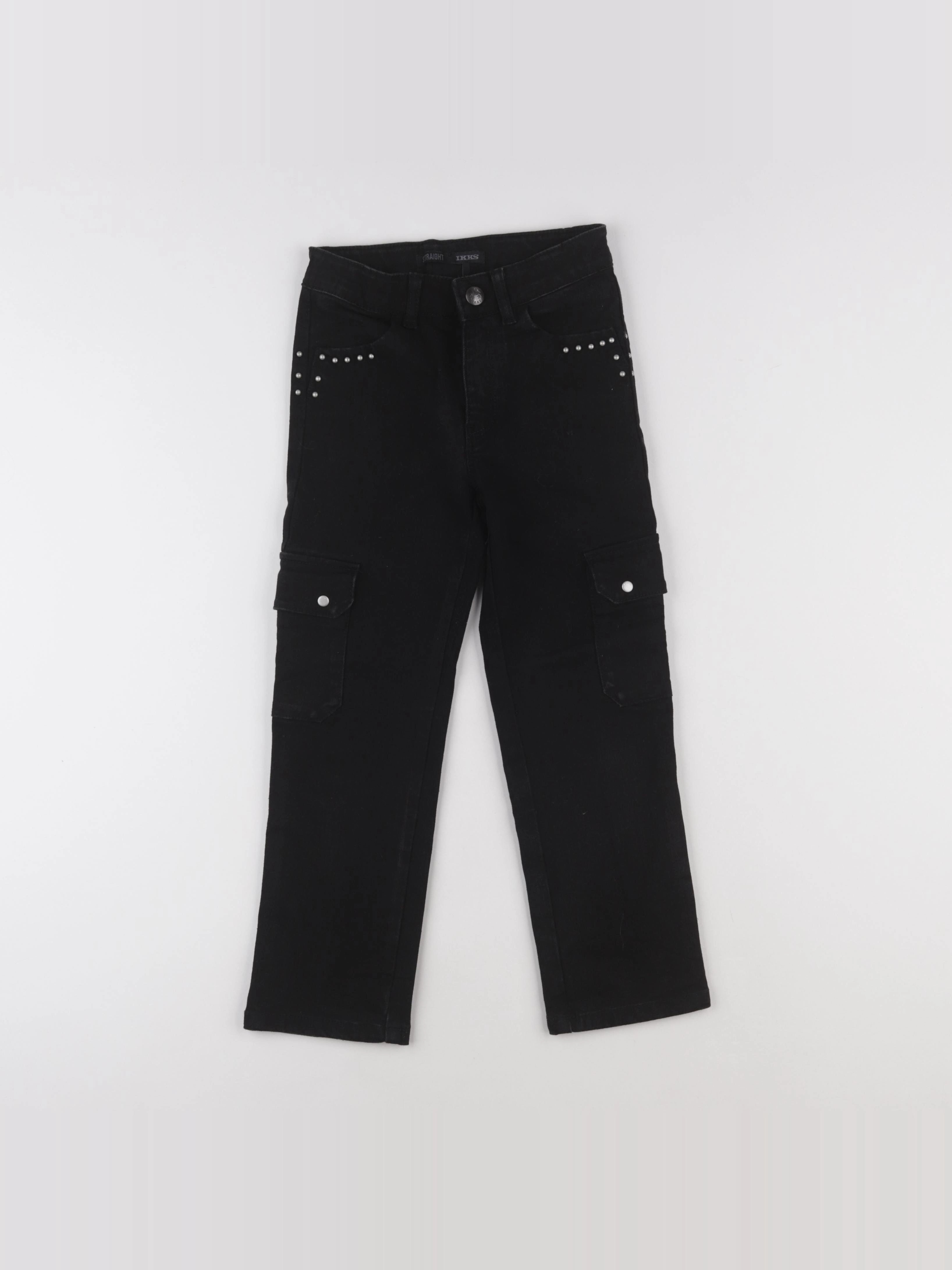 IKKS - jean noir - 7 ans