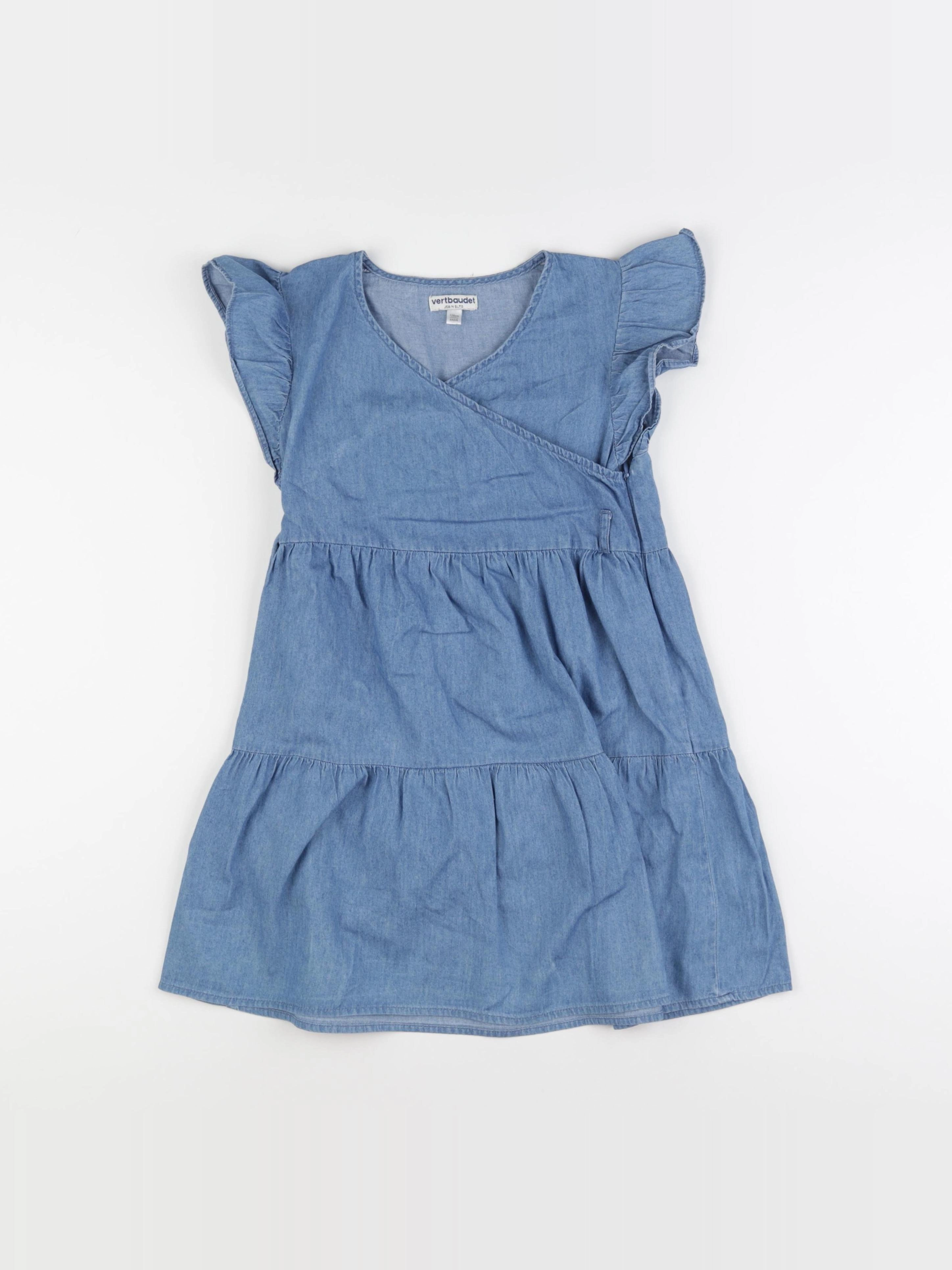 Vertbaudet - robe bleu - 8 ans
