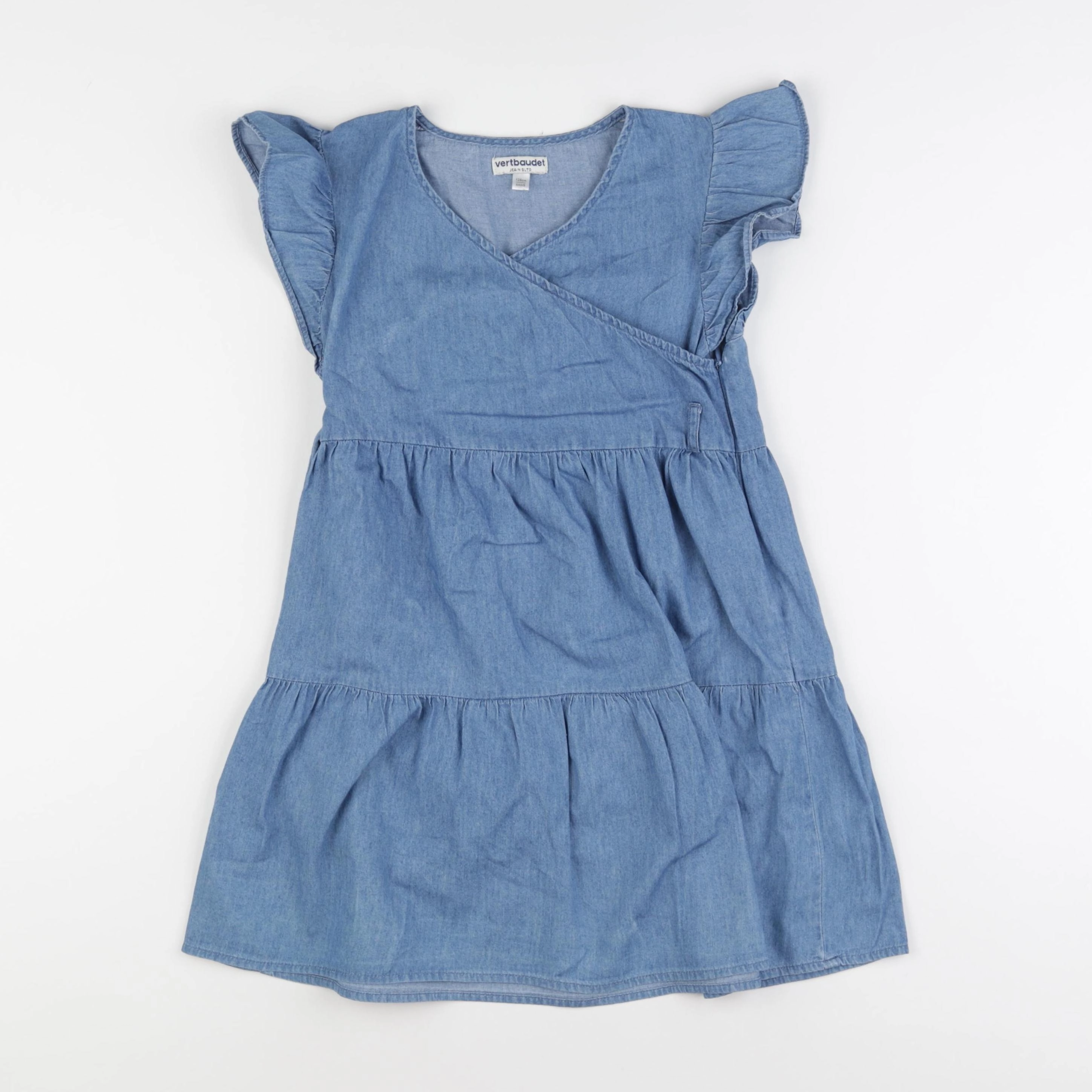 Vertbaudet - robe bleu - 8 ans
