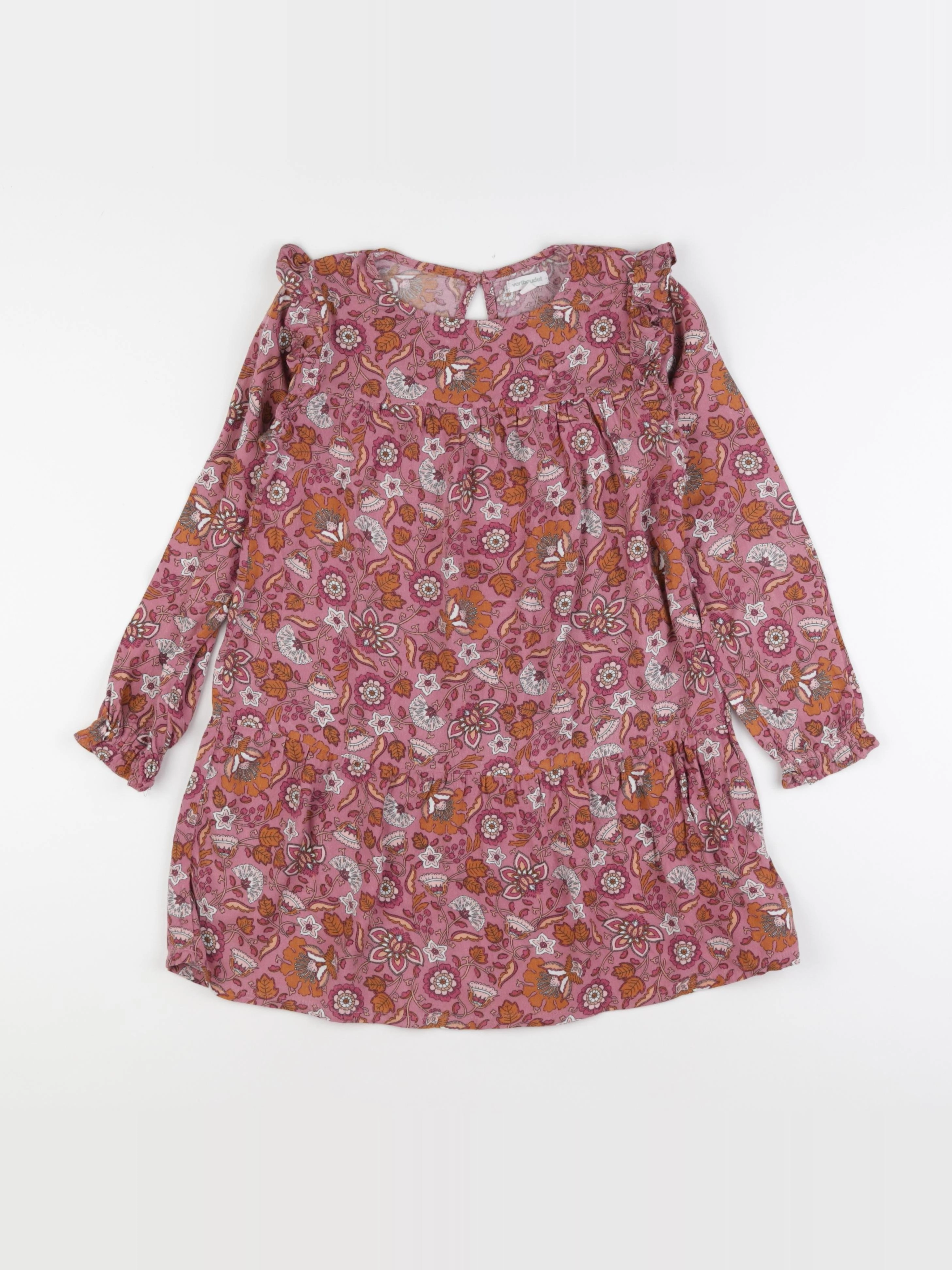 Vertbaudet - robe rose - 8 ans