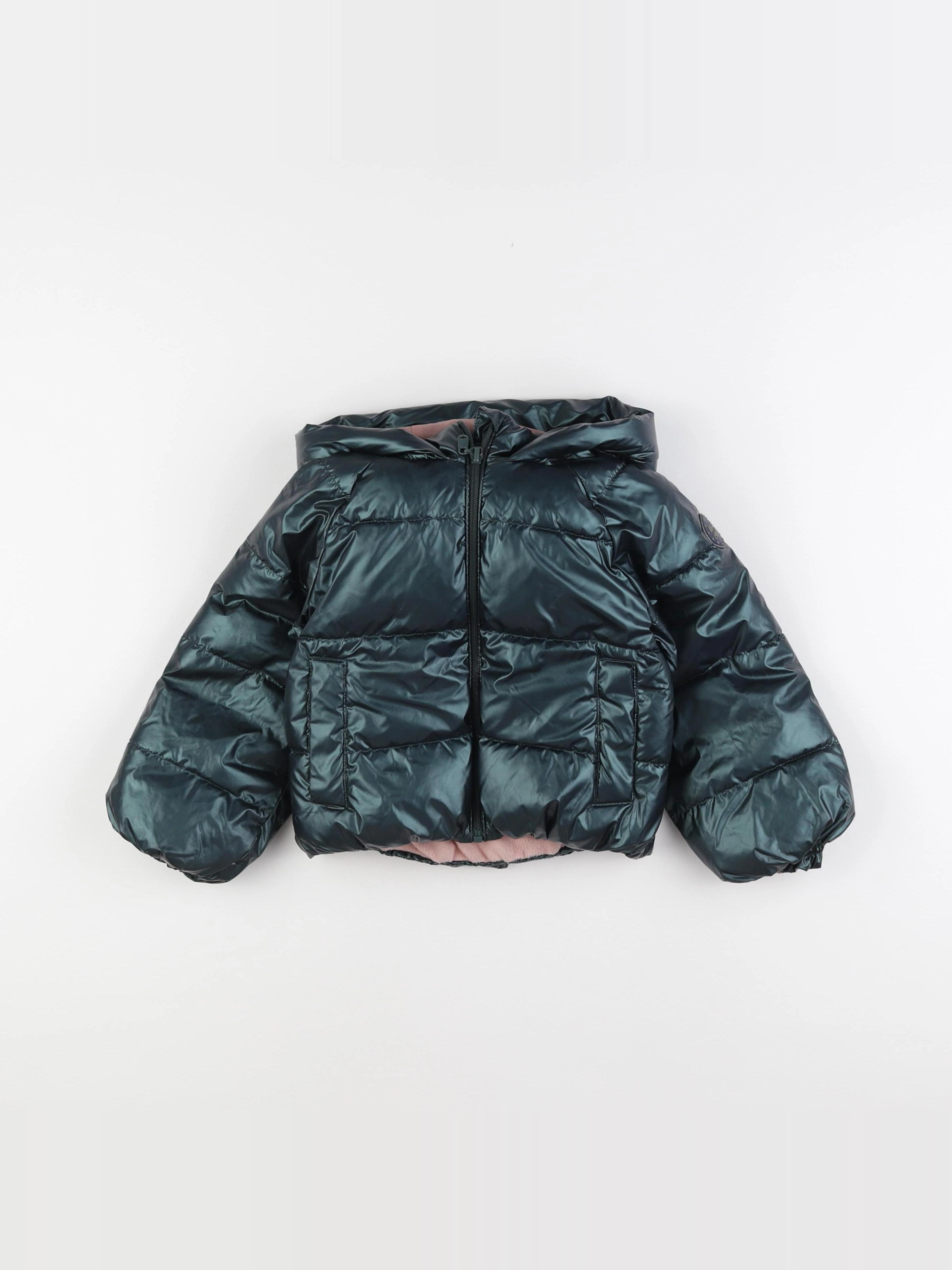Vertbaudet - doudoune vert - 4 ans