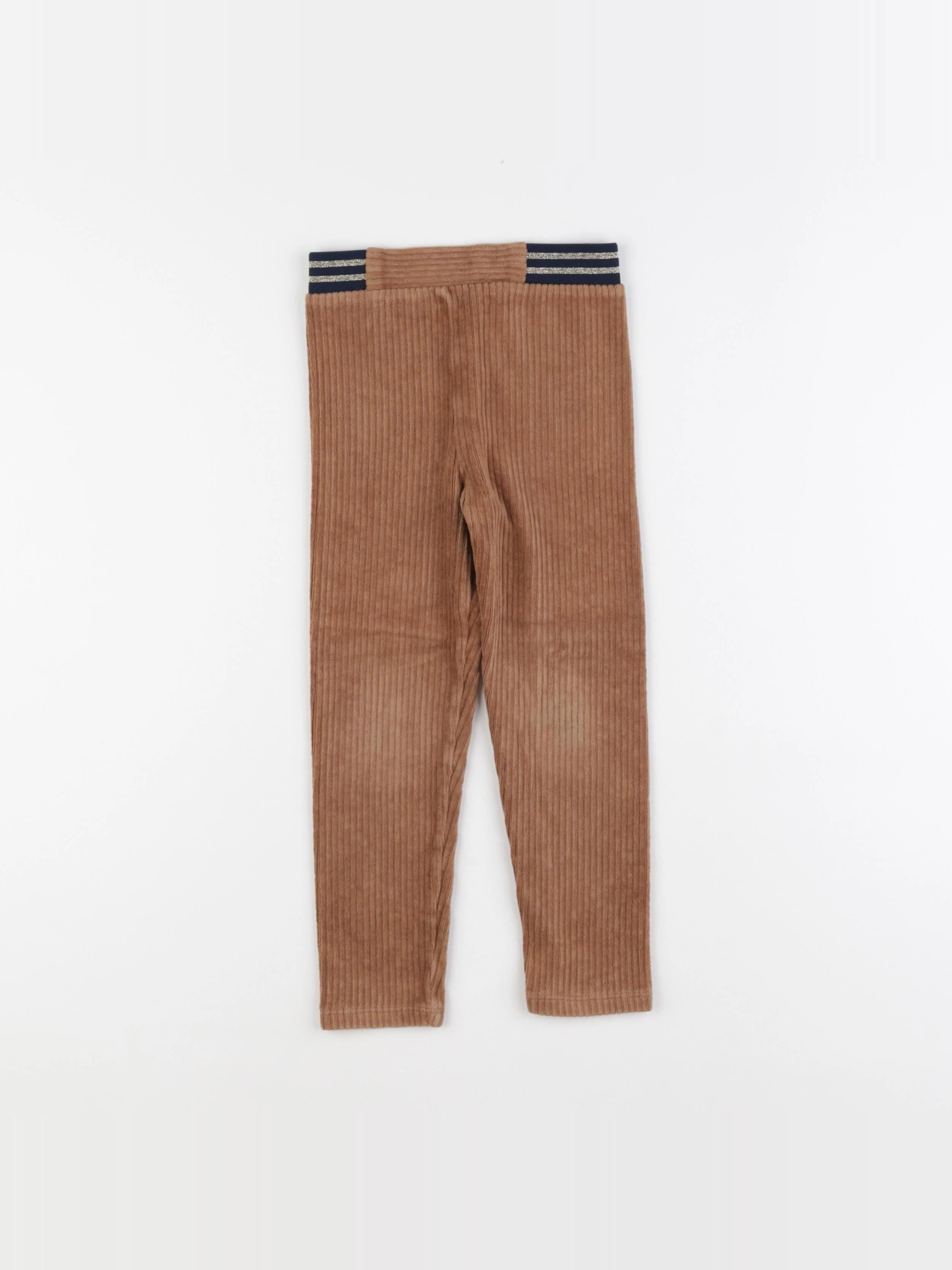 Vertbaudet - pantalon marron, or - 4 ans