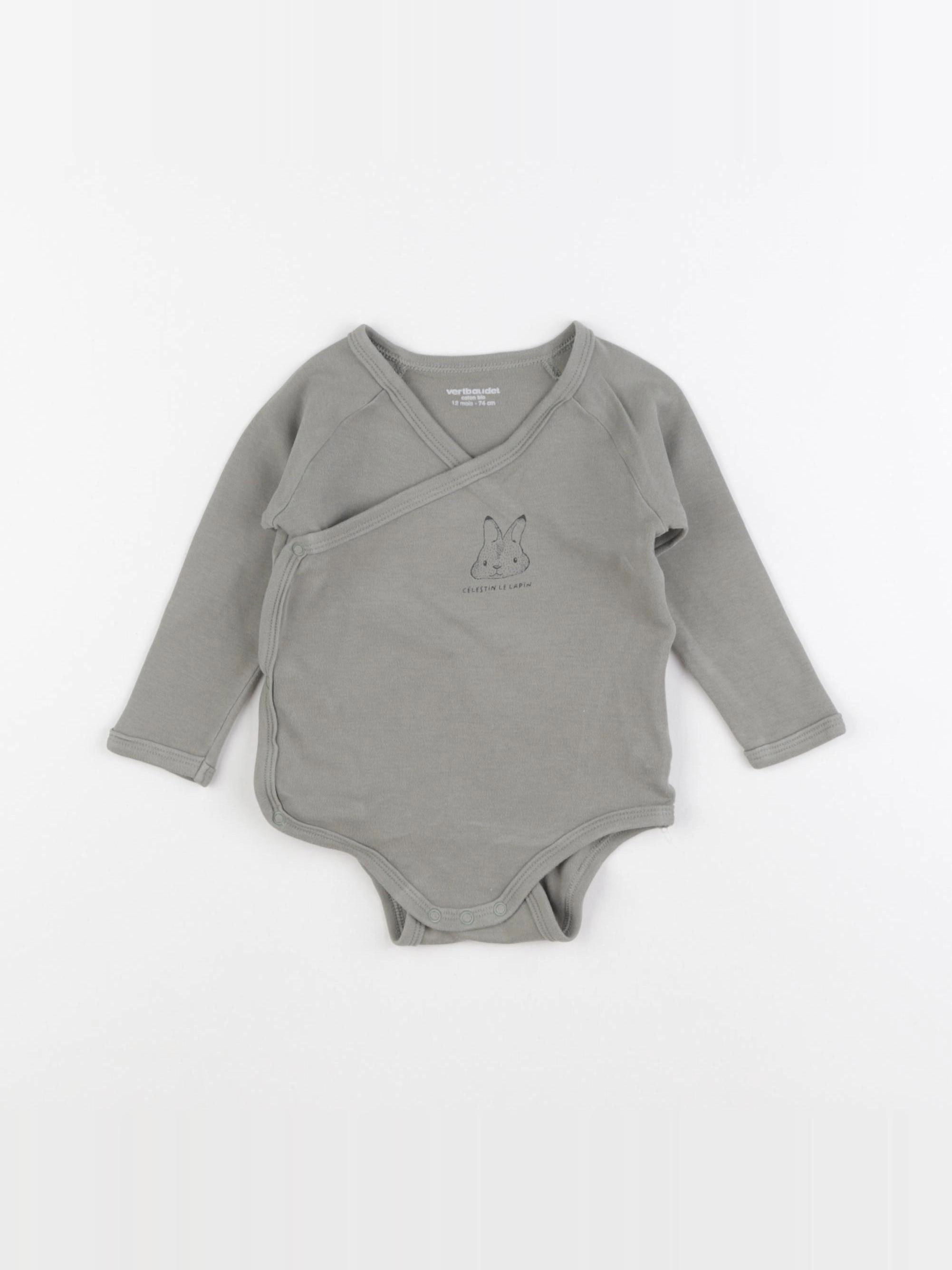 Vertbaudet - body vert - 12 mois