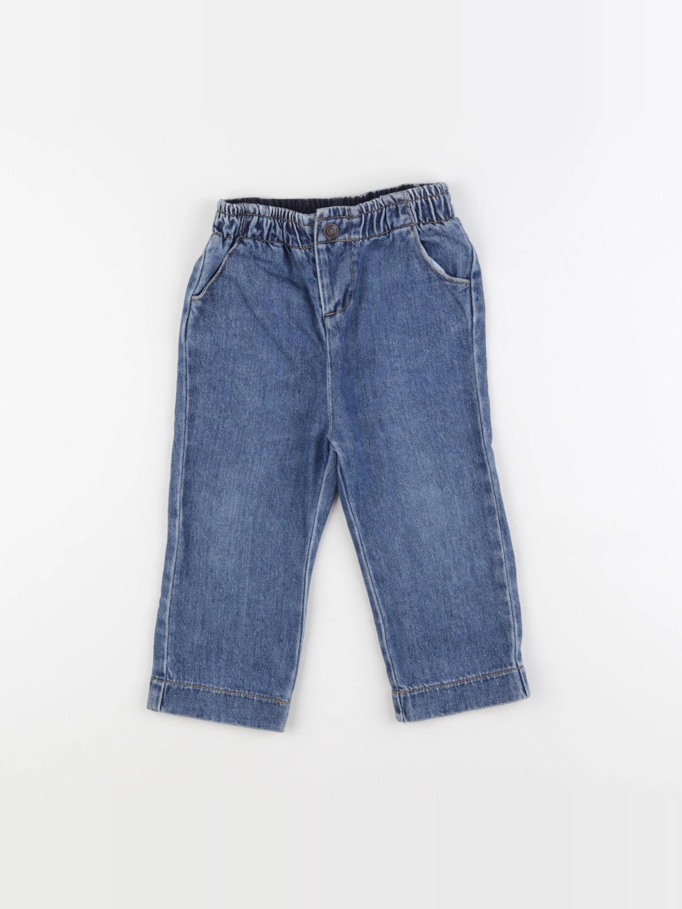 Vertbaudet - pantalon bleu - 24 mois