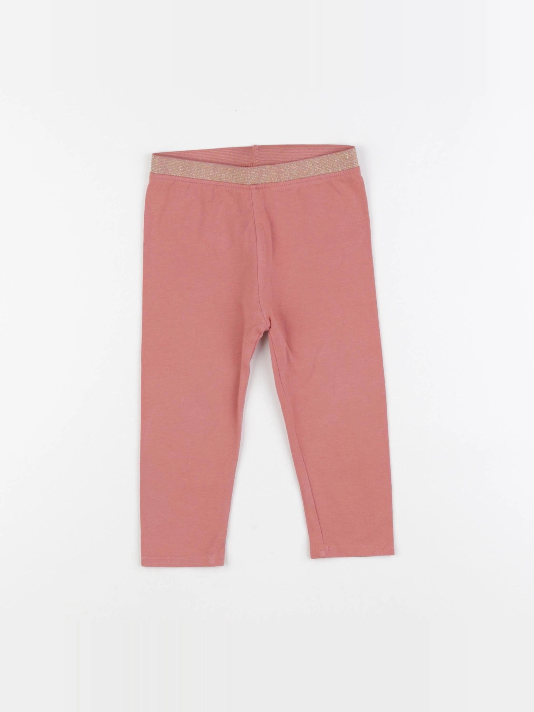 Vertbaudet - legging rose - 2 ans