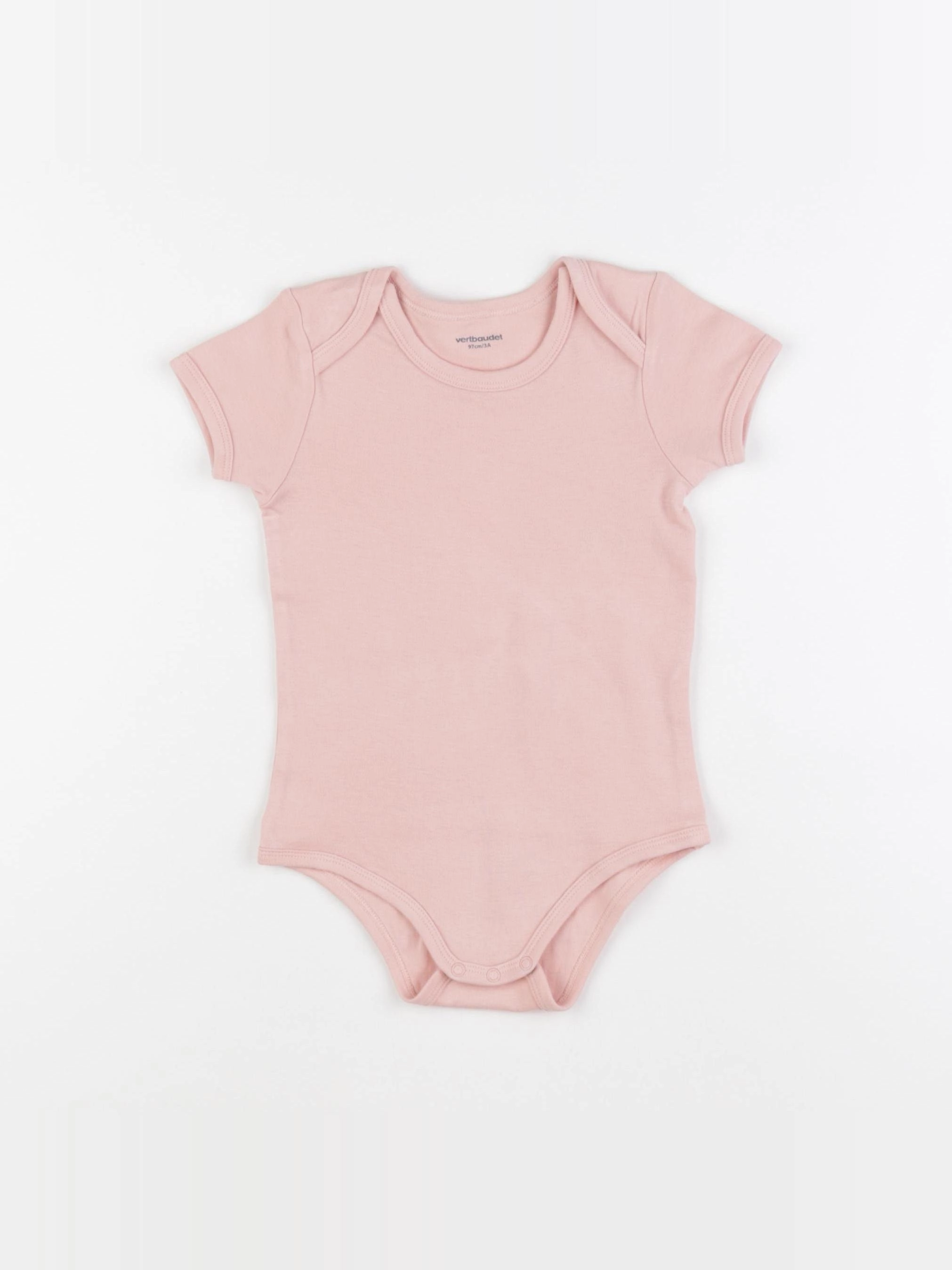 Vertbaudet - body rose - 3 ans