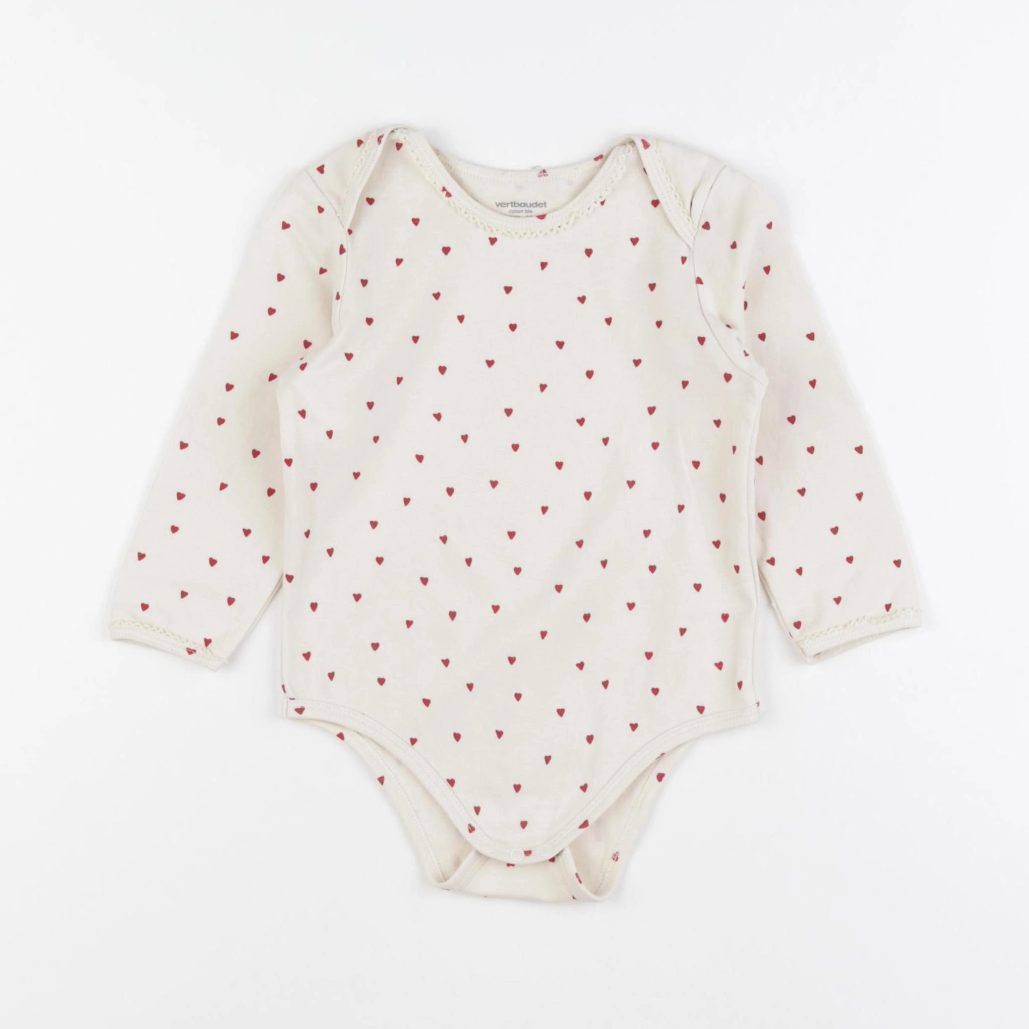 Vertbaudet - body beige - 36 mois