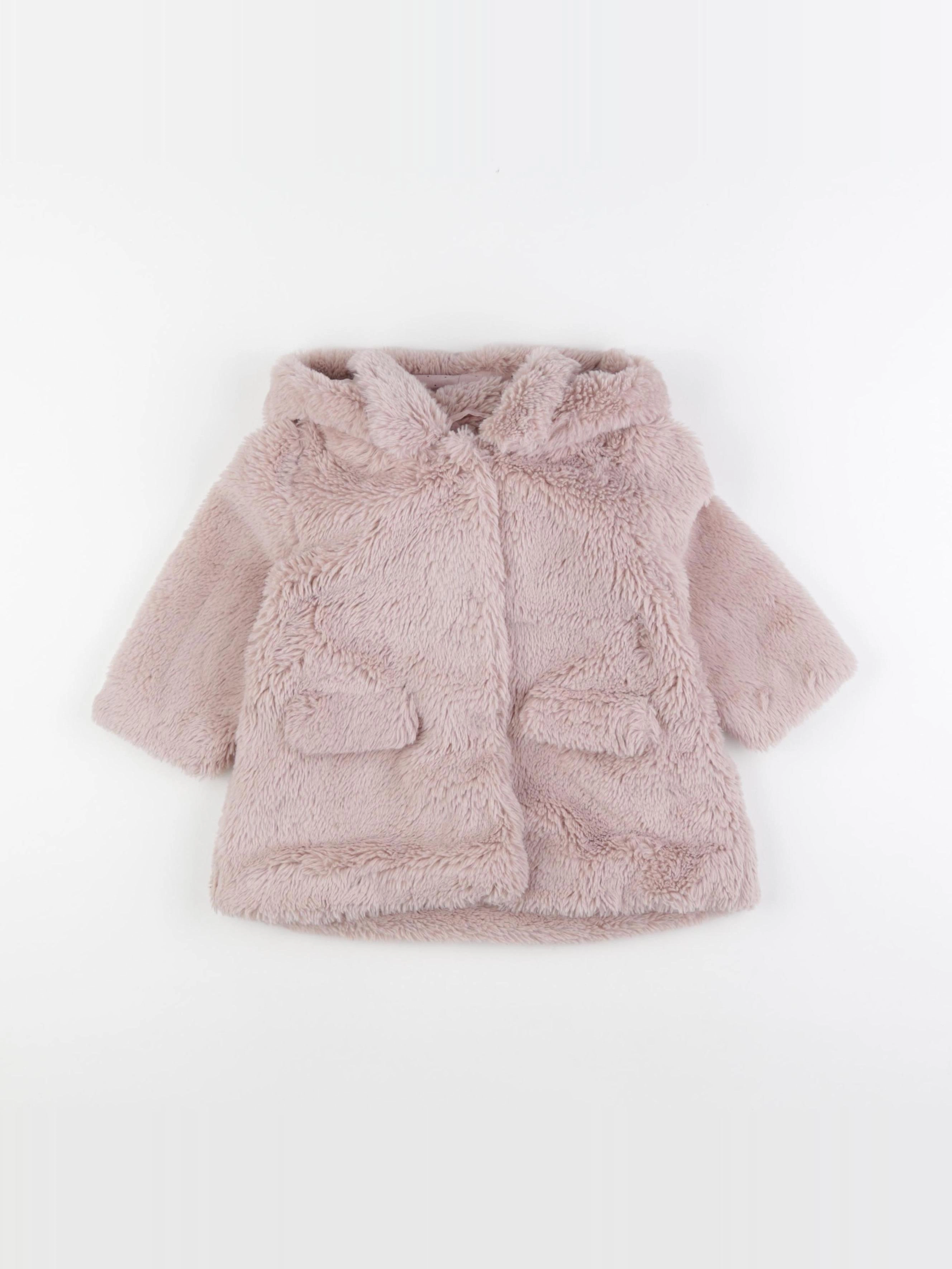 Boutchou - manteau rose - 18 mois