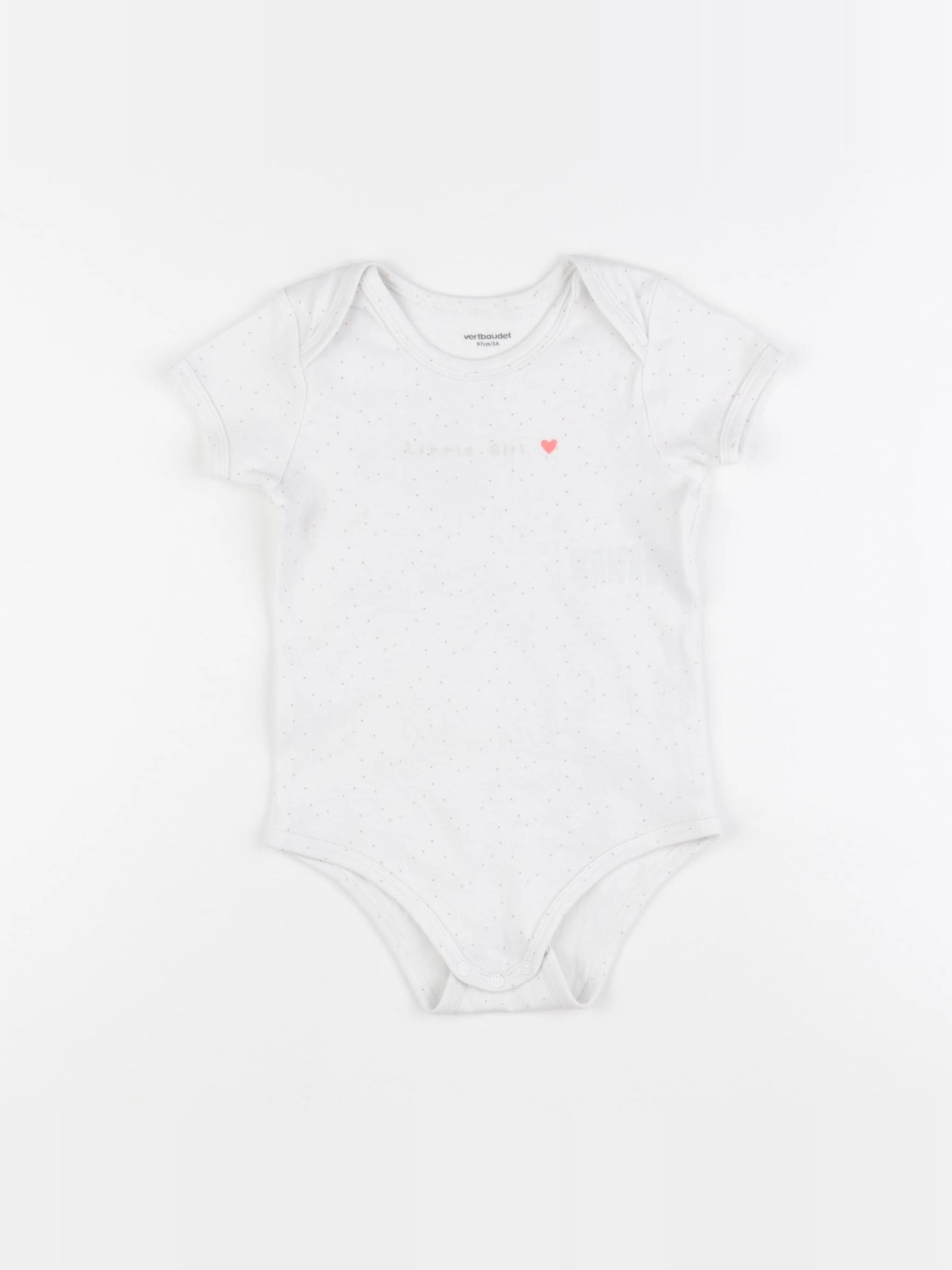 Vertbaudet - body blanc - 3 ans