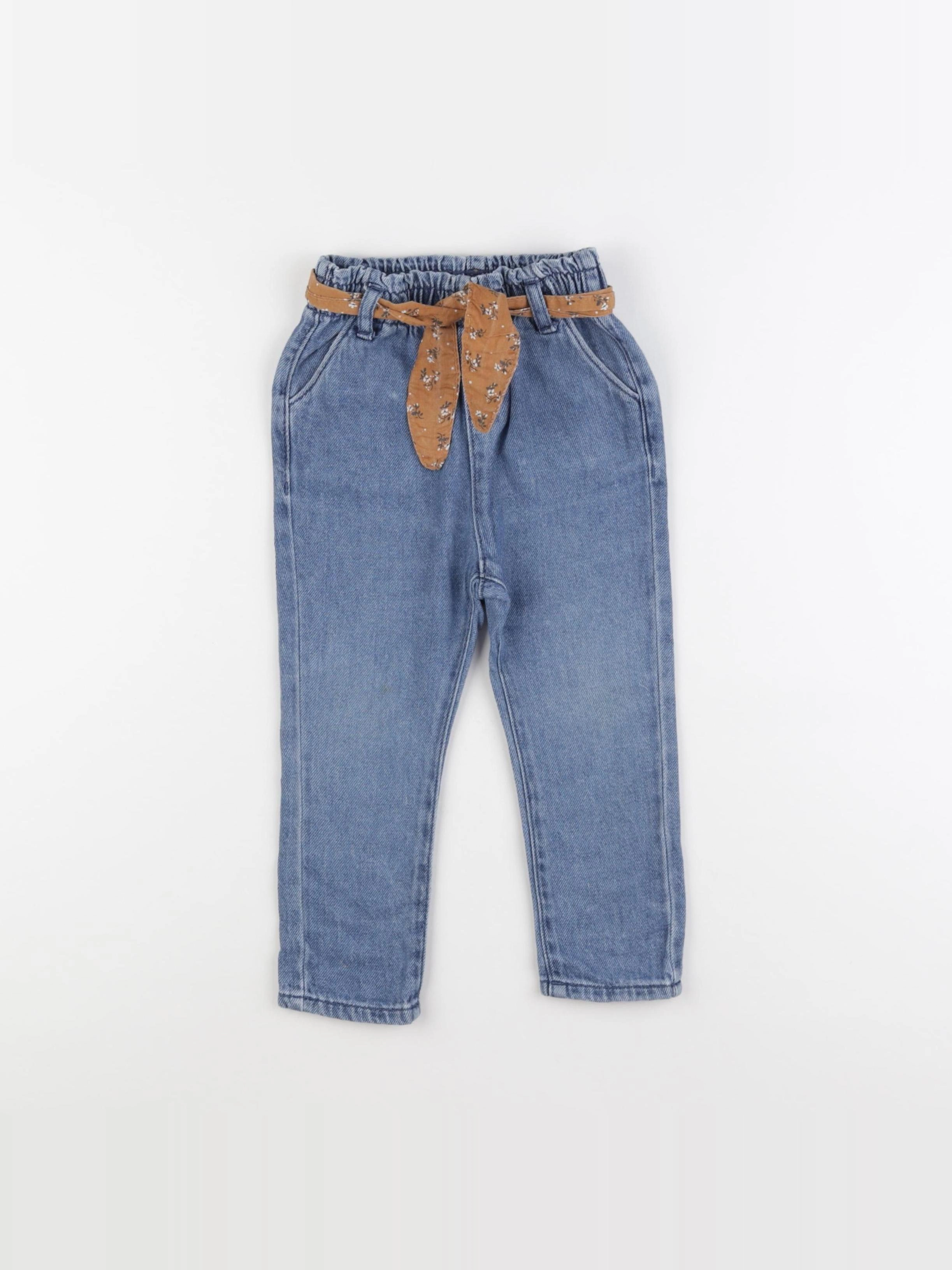 Vertbaudet - pantalon bleu - 24 mois