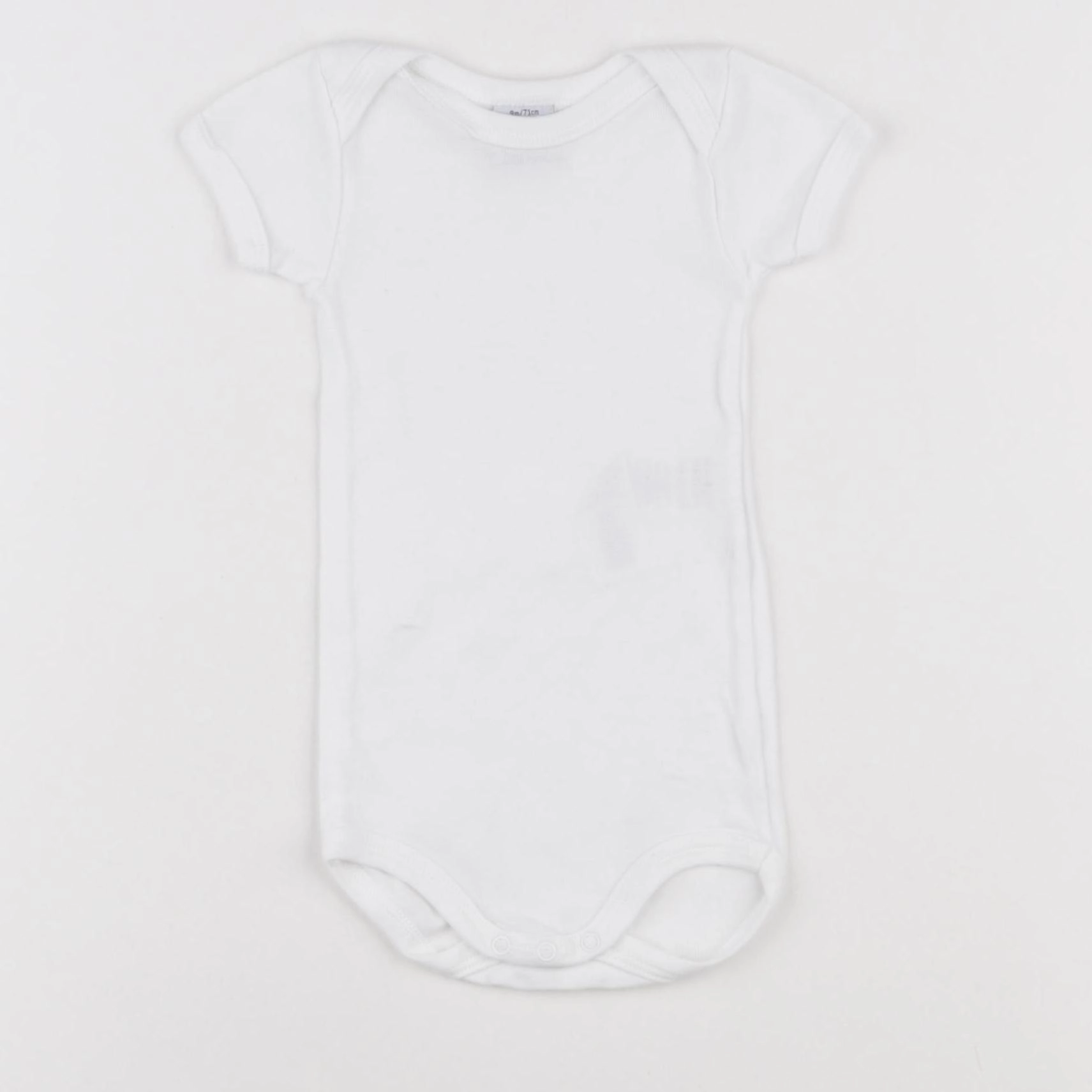 Petit Bateau - body blanc - 9 mois