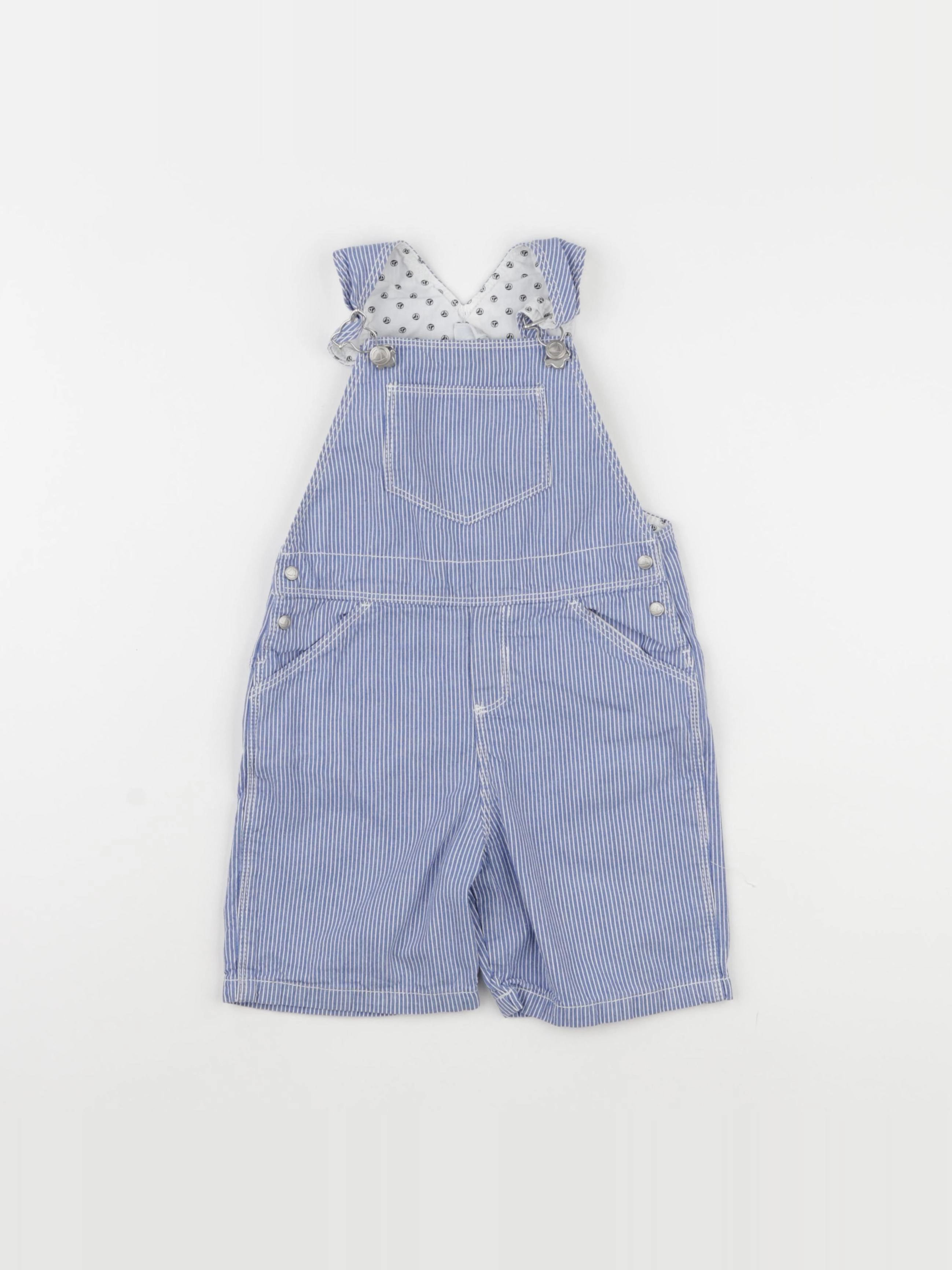 Petit Bateau - salopette bleu - 36 mois