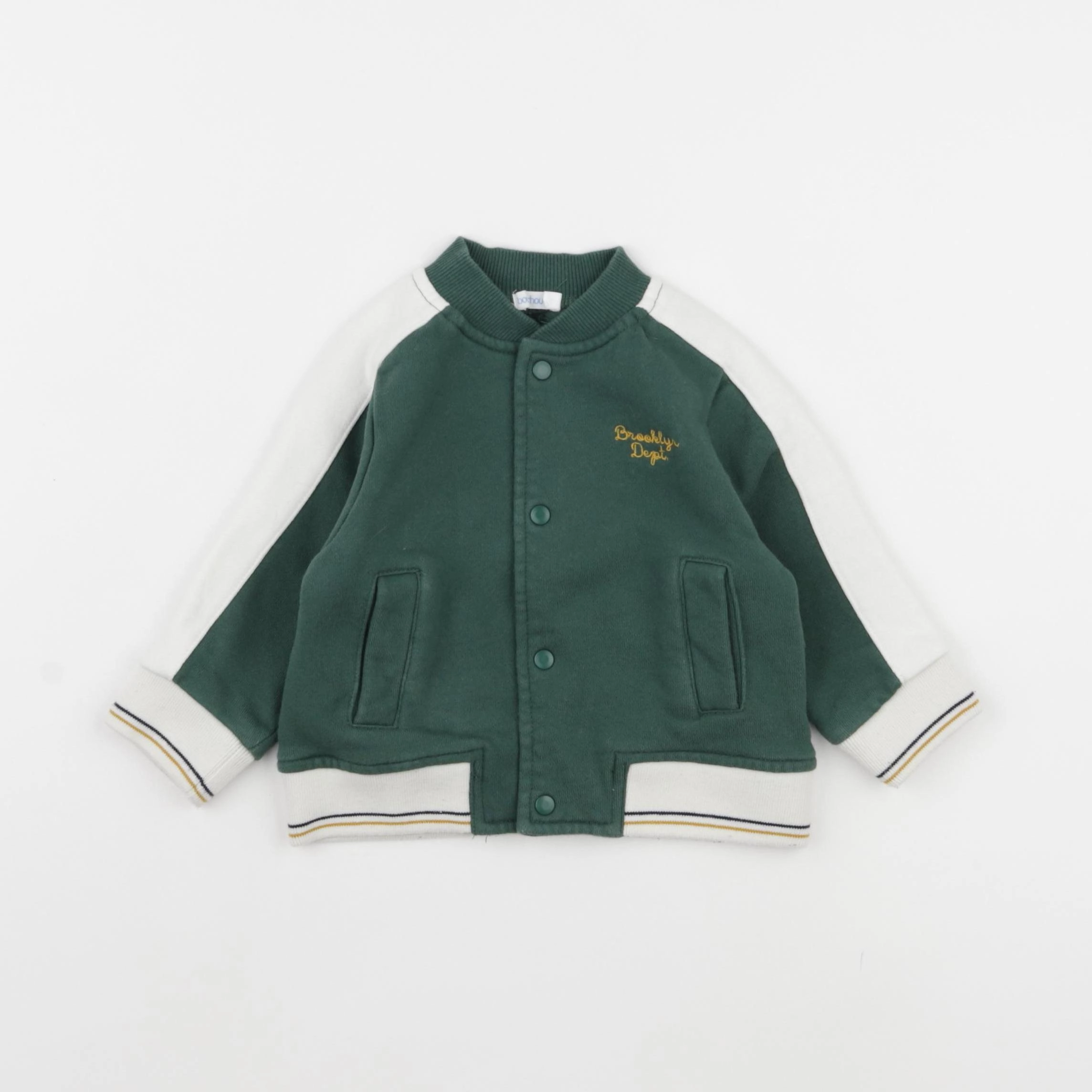 Boutchou - veste vert - 9 mois